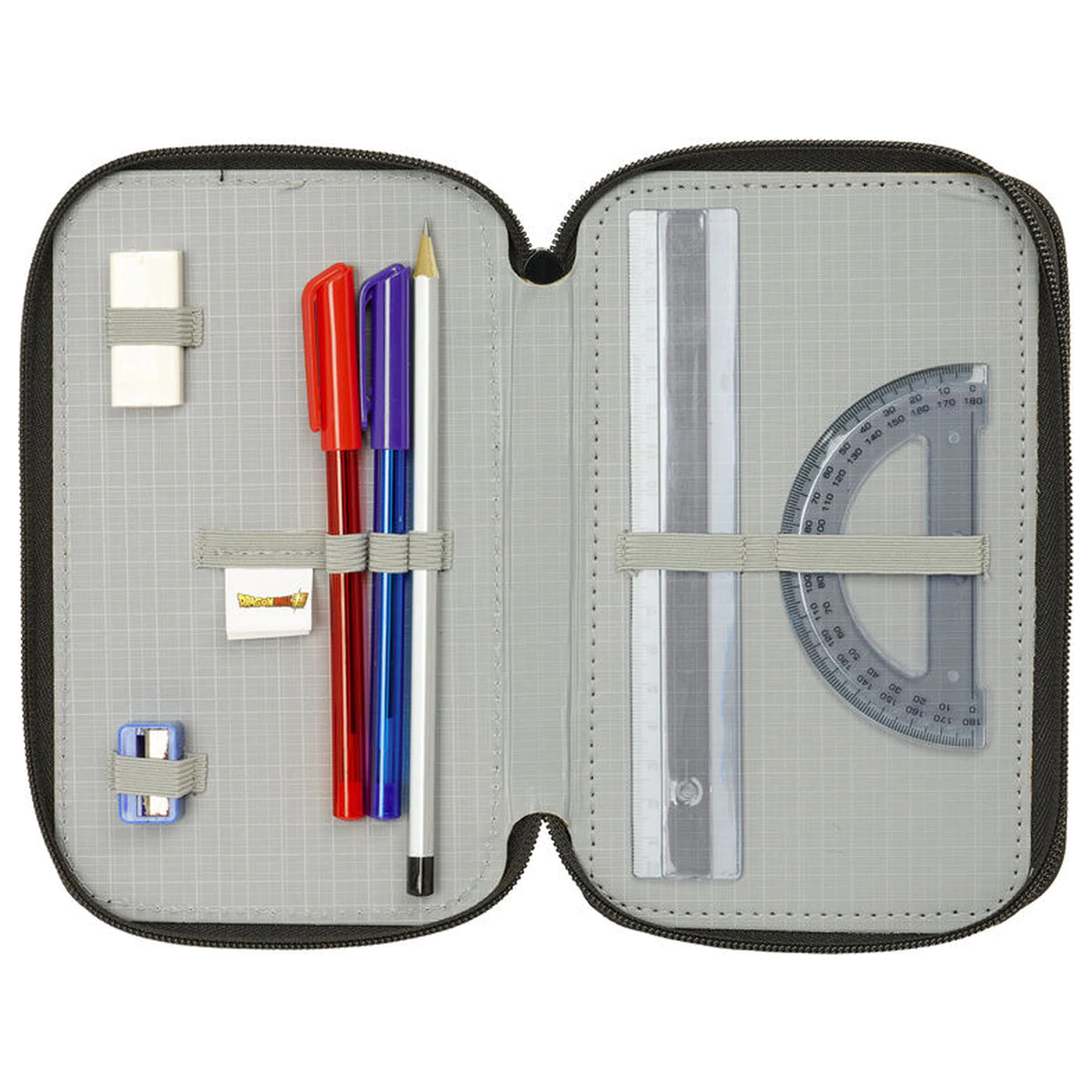 Dragon Ball Dreifach-Federmäppchen 37-teilig Produktfoto