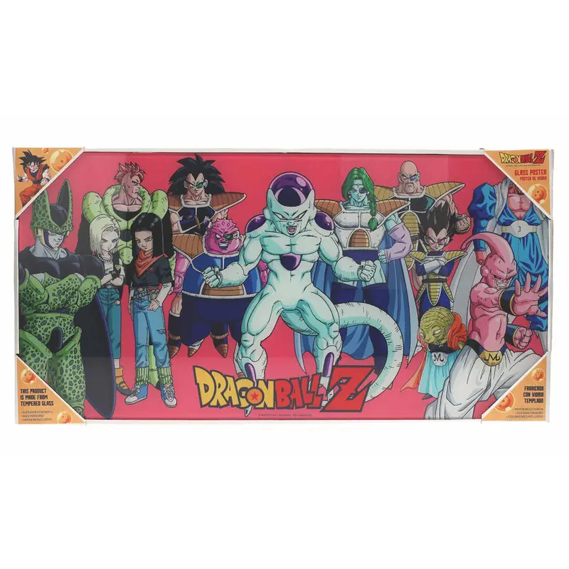 Dragon Ball villains Glasplakat Produktfoto