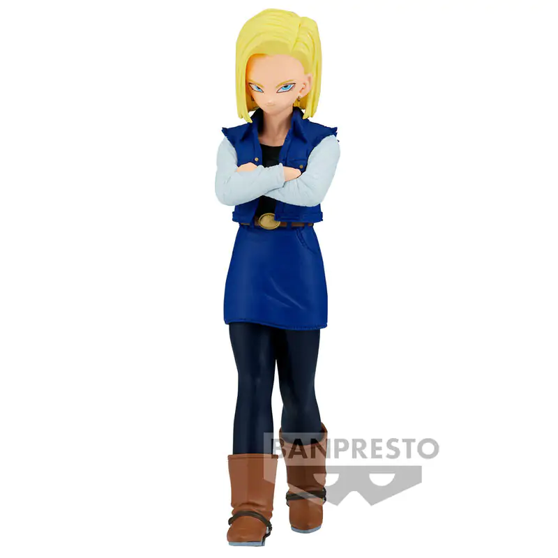 Dragon Ball Z Android 18 Solid Edge Work Figur 17cm Produktfoto