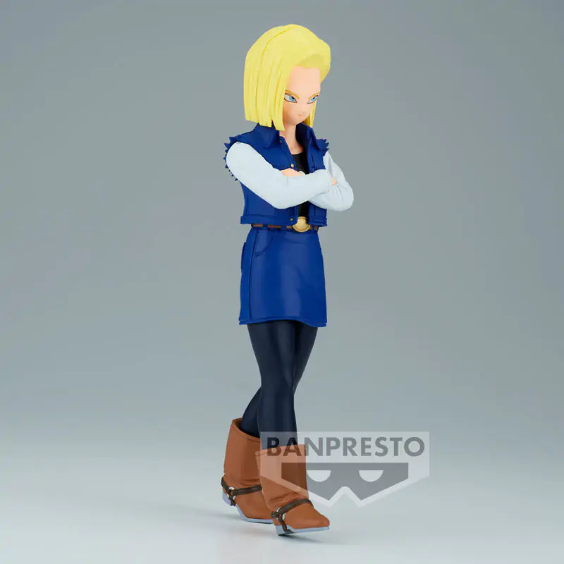 Dragon Ball Z Android 18 Solid Edge Work Figur 17cm Produktfoto