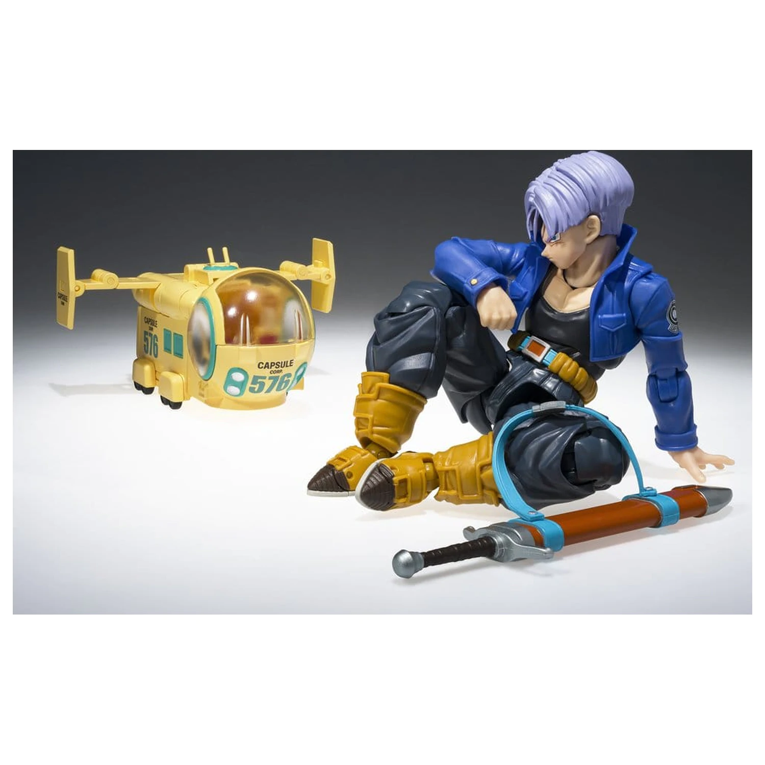 Dragon Ball Z Changearts Actionfigur Hoi-Poi Kapsel Nr. 576 Bulma's Flugzeug 8 cm Produktfoto