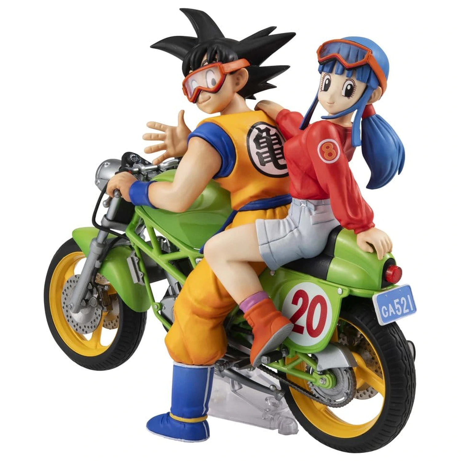 Dragon Ball Z Desktop Real McCoy PVC Figur 05 Son Goku & Chichi Limited Repeat Ver. 15 cm Produktfoto