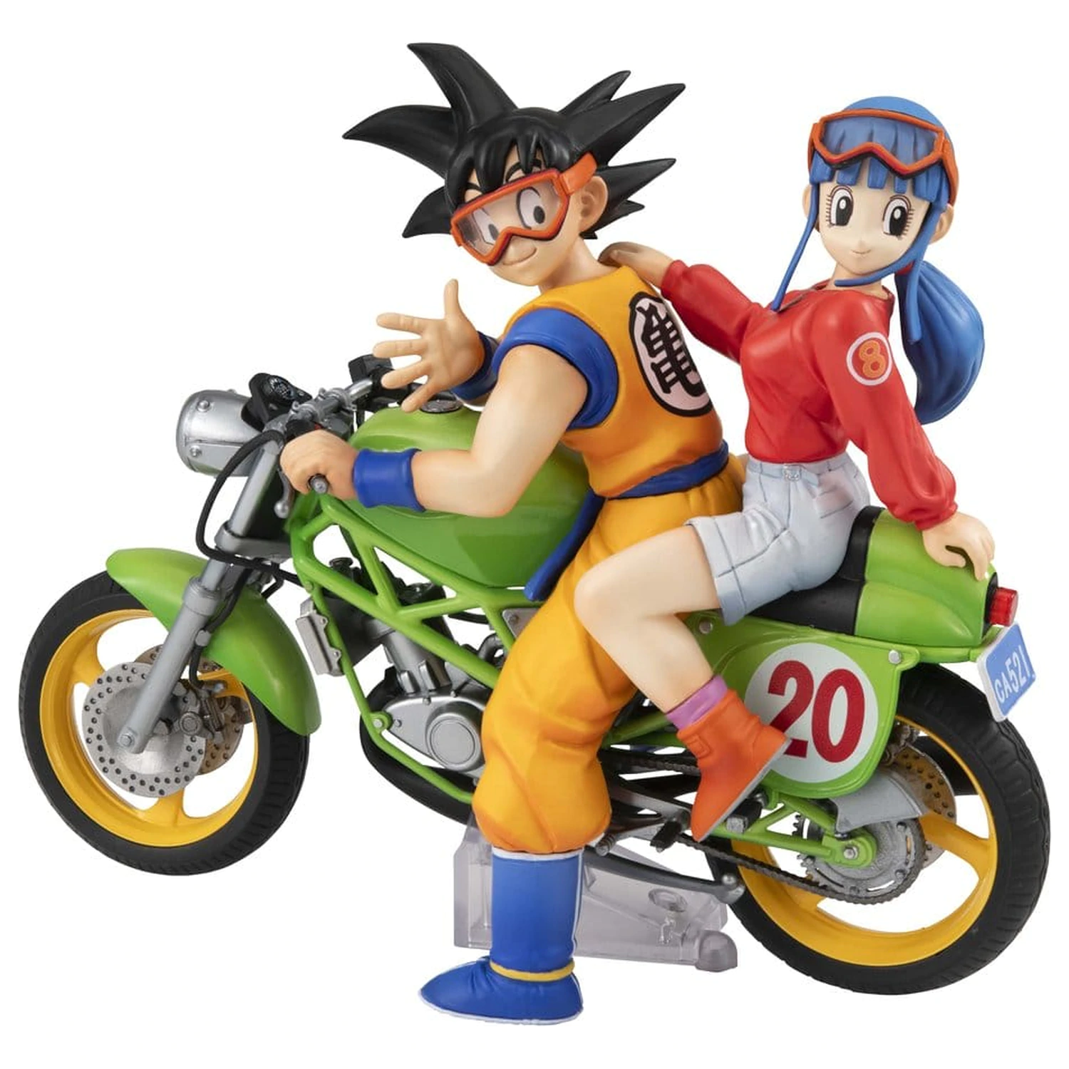 Dragon Ball Z Desktop Real McCoy PVC Figur 05 Son Goku & Chichi Limited Repeat Ver. 15 cm Produktfoto