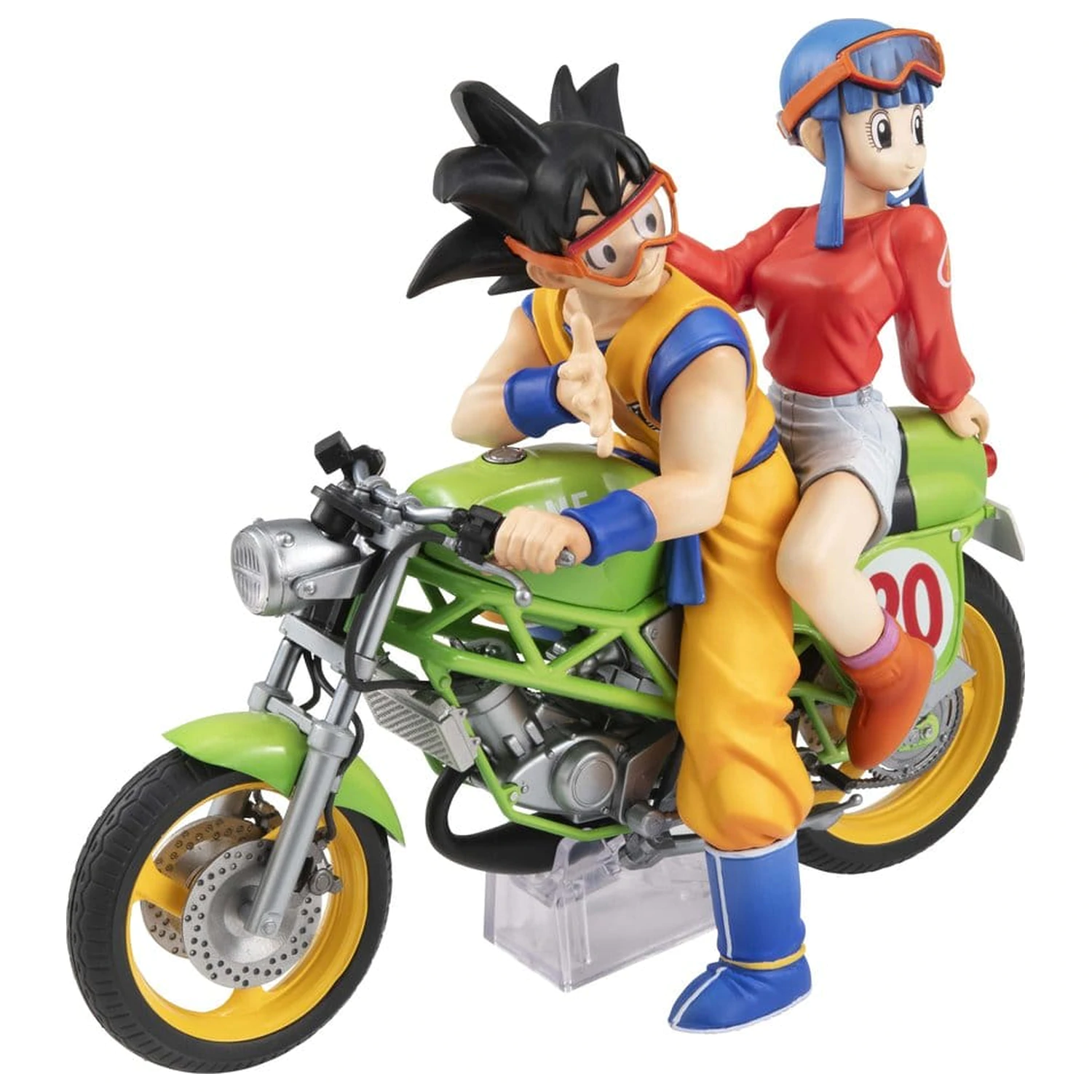 Dragon Ball Z Desktop Real McCoy PVC Figur 05 Son Goku & Chichi Limited Repeat Ver. 15 cm Produktfoto