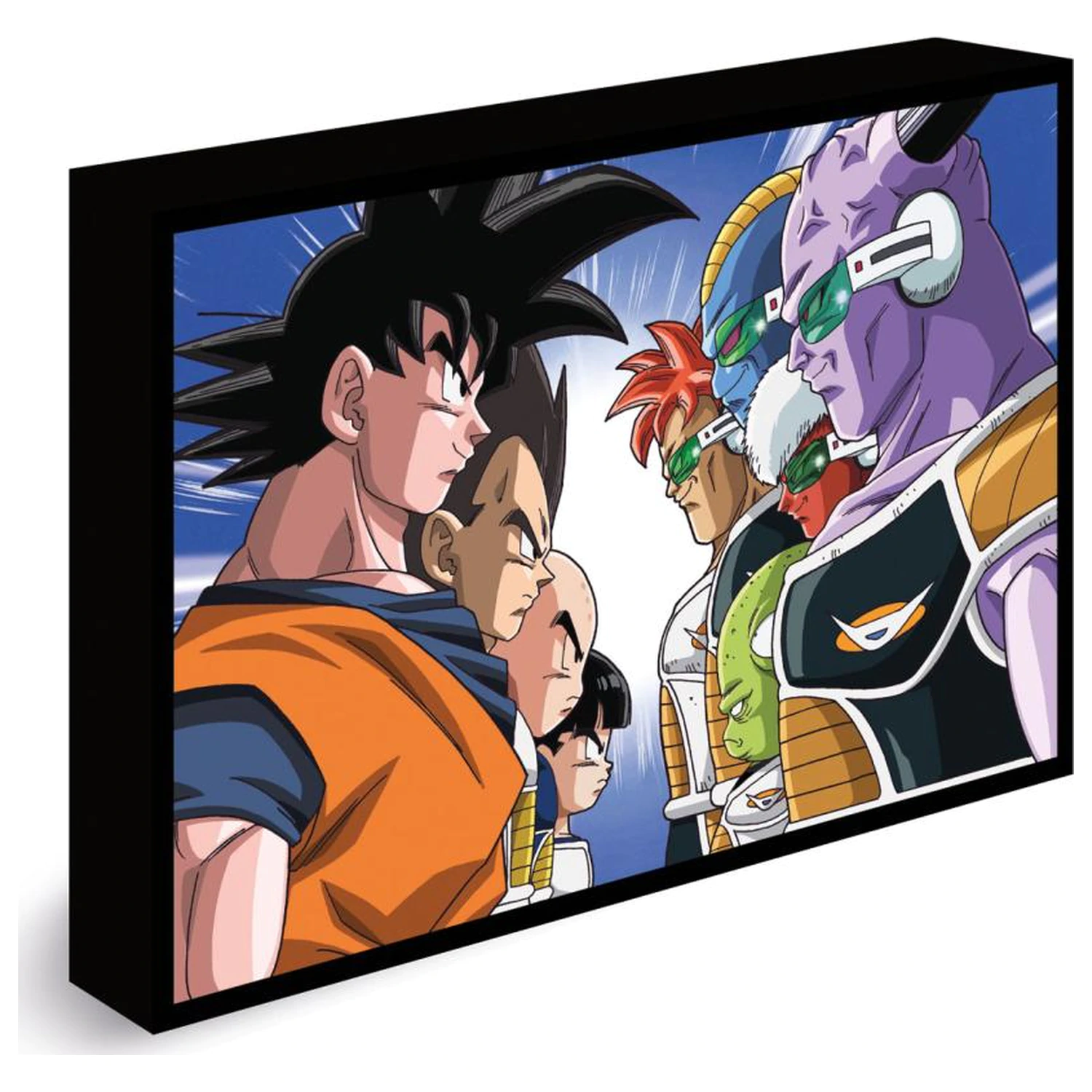 Dragon Ball Z Face Off Light Leinwand 40x30 cm Produktfoto