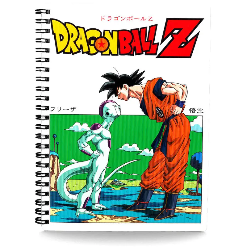 Dragon Ball Z Notizbuch mit 3D-Effekt Frieza vs Goku termékfotó