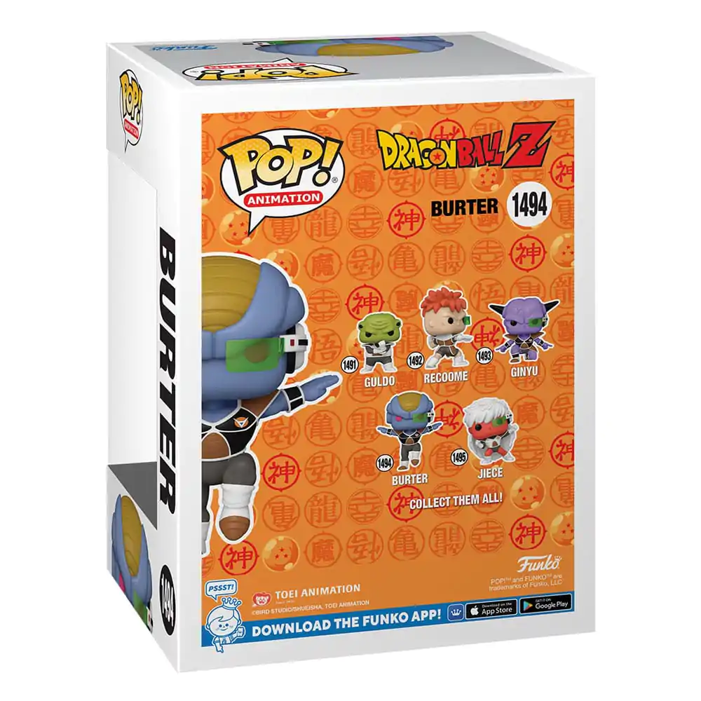 Dragon Ball Z POP! Animation Vinyl Figur Burter 9 cm termékfotó