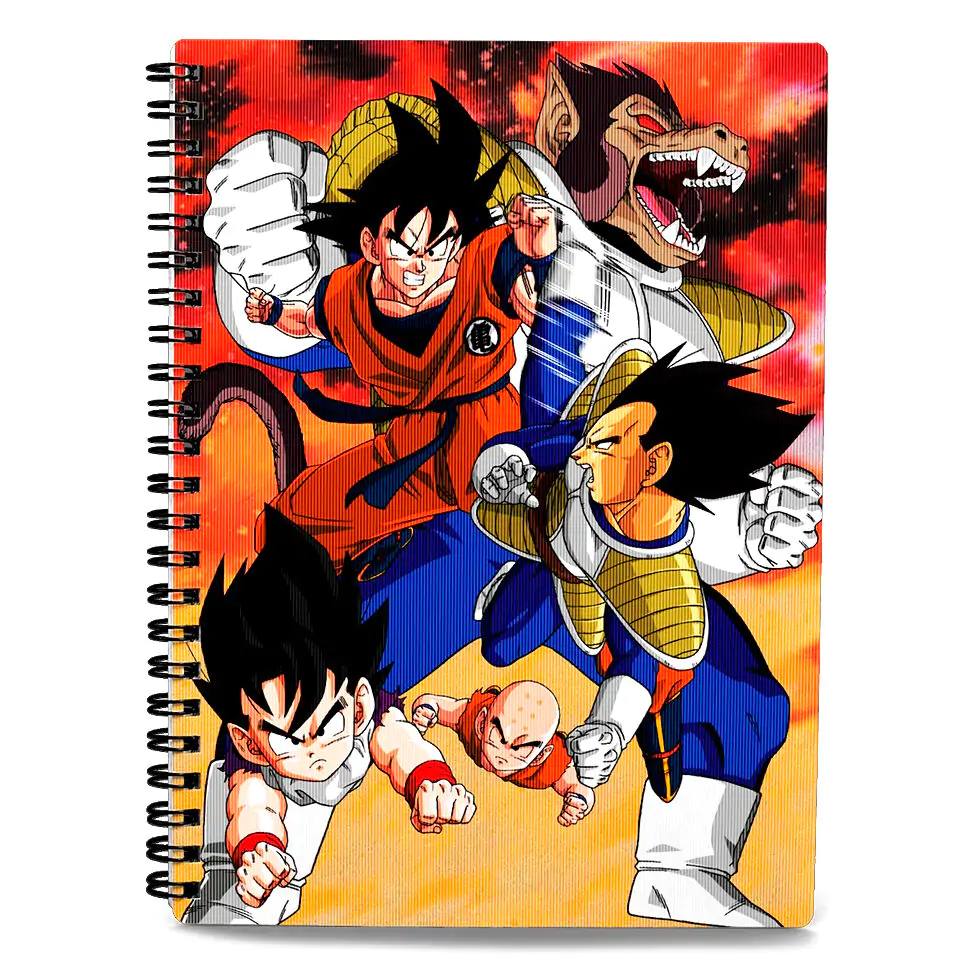 Dragon Ball Z Goku vs Vegeta A2 Notizbuch termékfotó