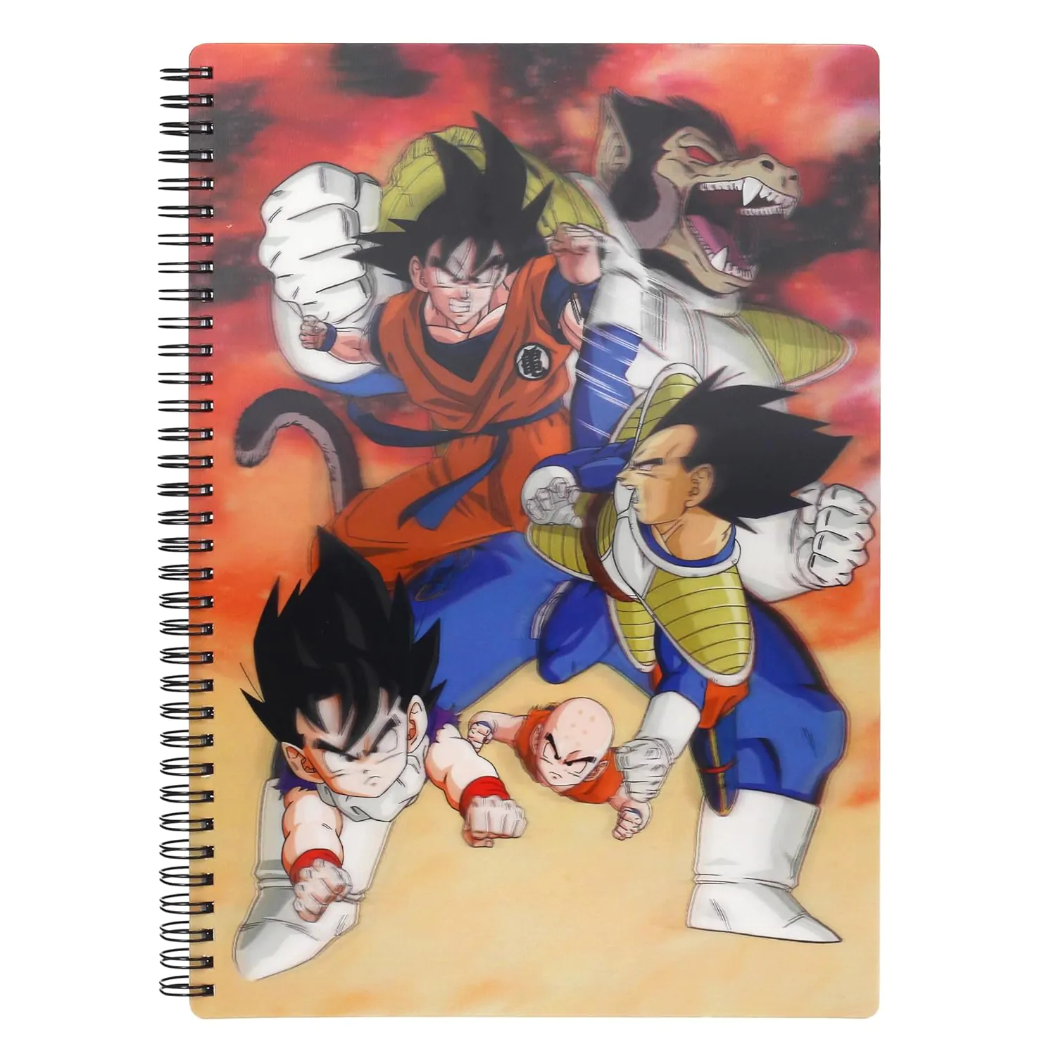 Dragon Ball Z Goku vs Vegeta A4 Notizbuch Produktfoto