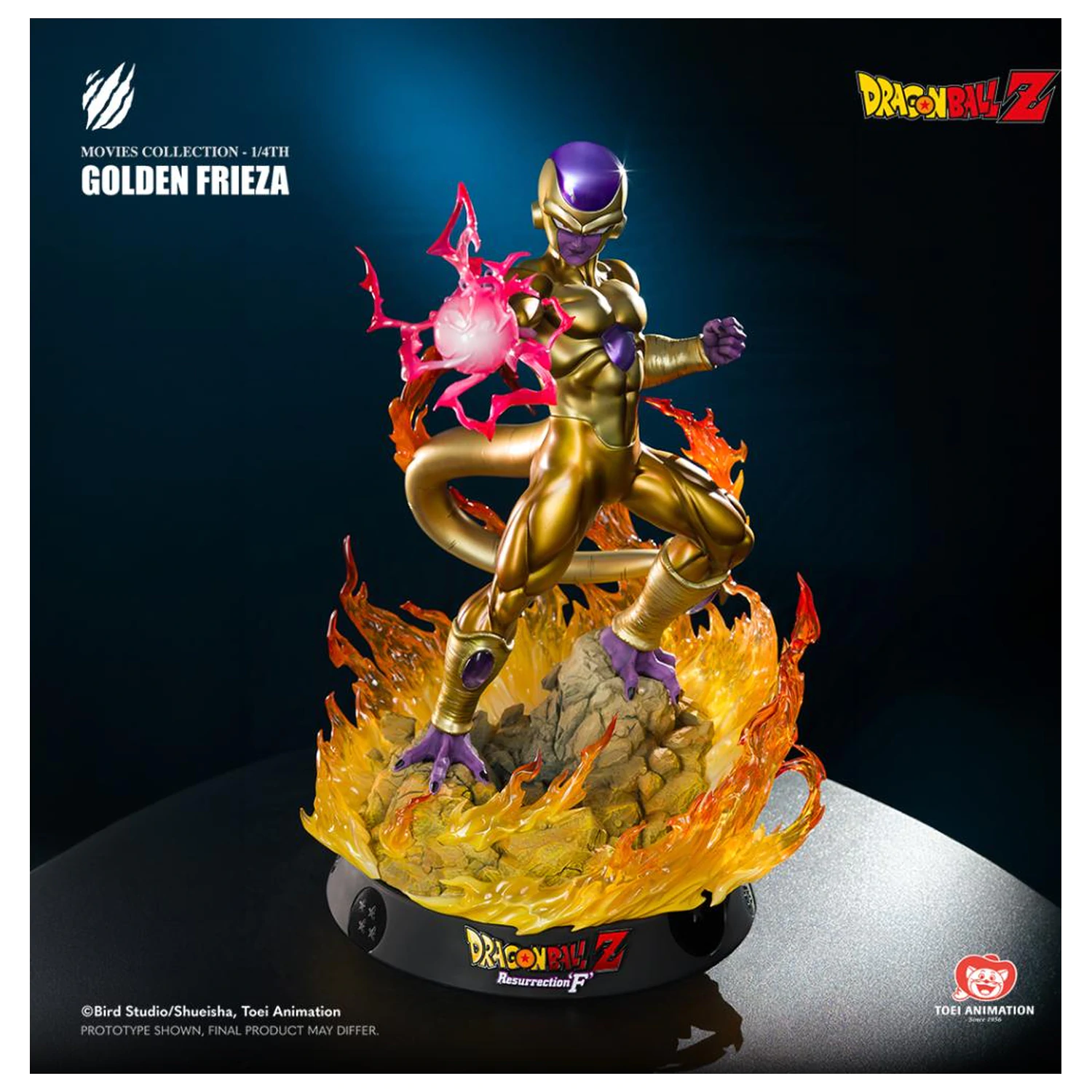 Dragon Ball Z - Golden Frieza Statuer Movie Collection by Tsume 49 Zentimeter Produktfoto