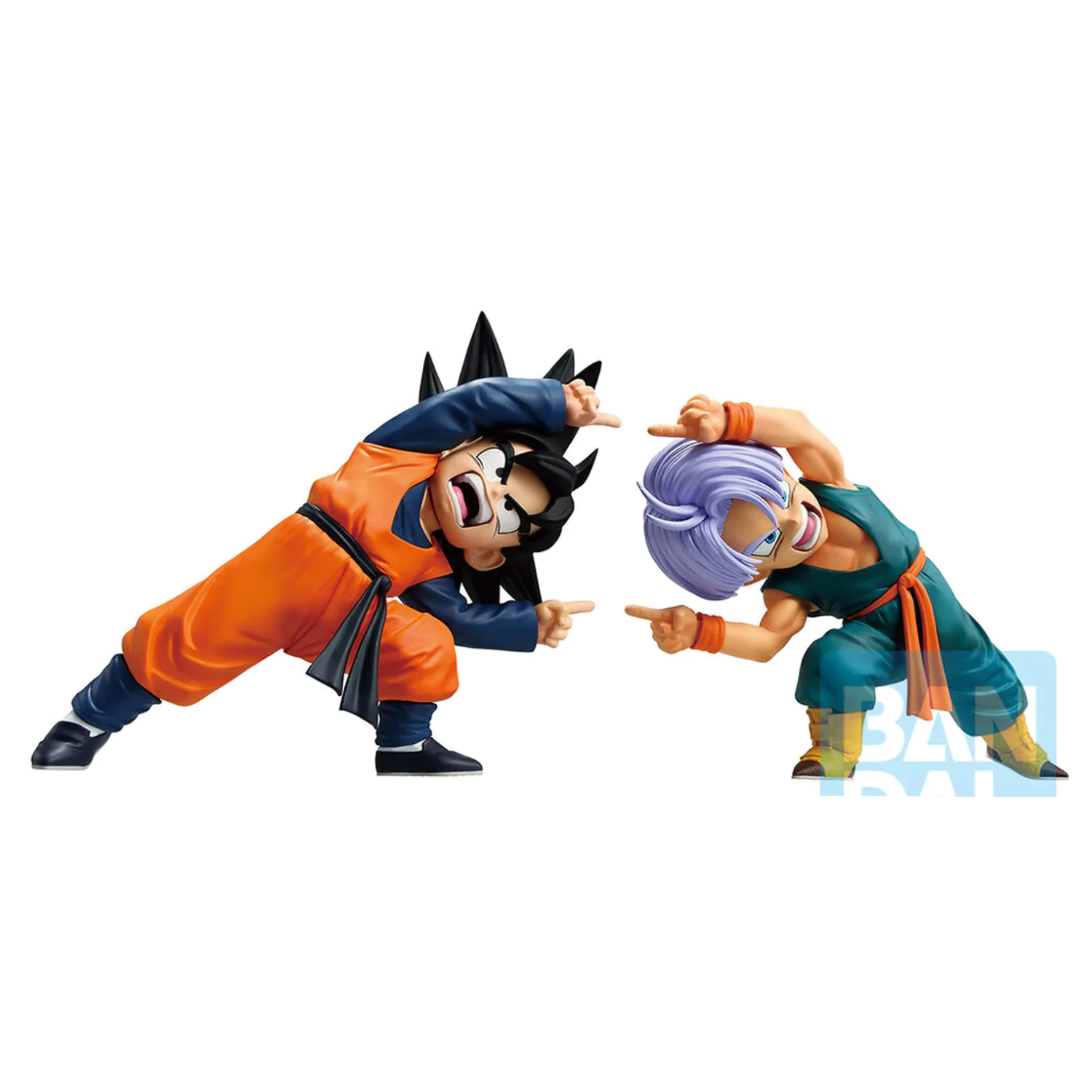 Dragon Ball Z Masterlise Battle of the Super Saiyan Son Goten & Trunks Set 2 Ichibansho Figuren 9cm Produktfoto