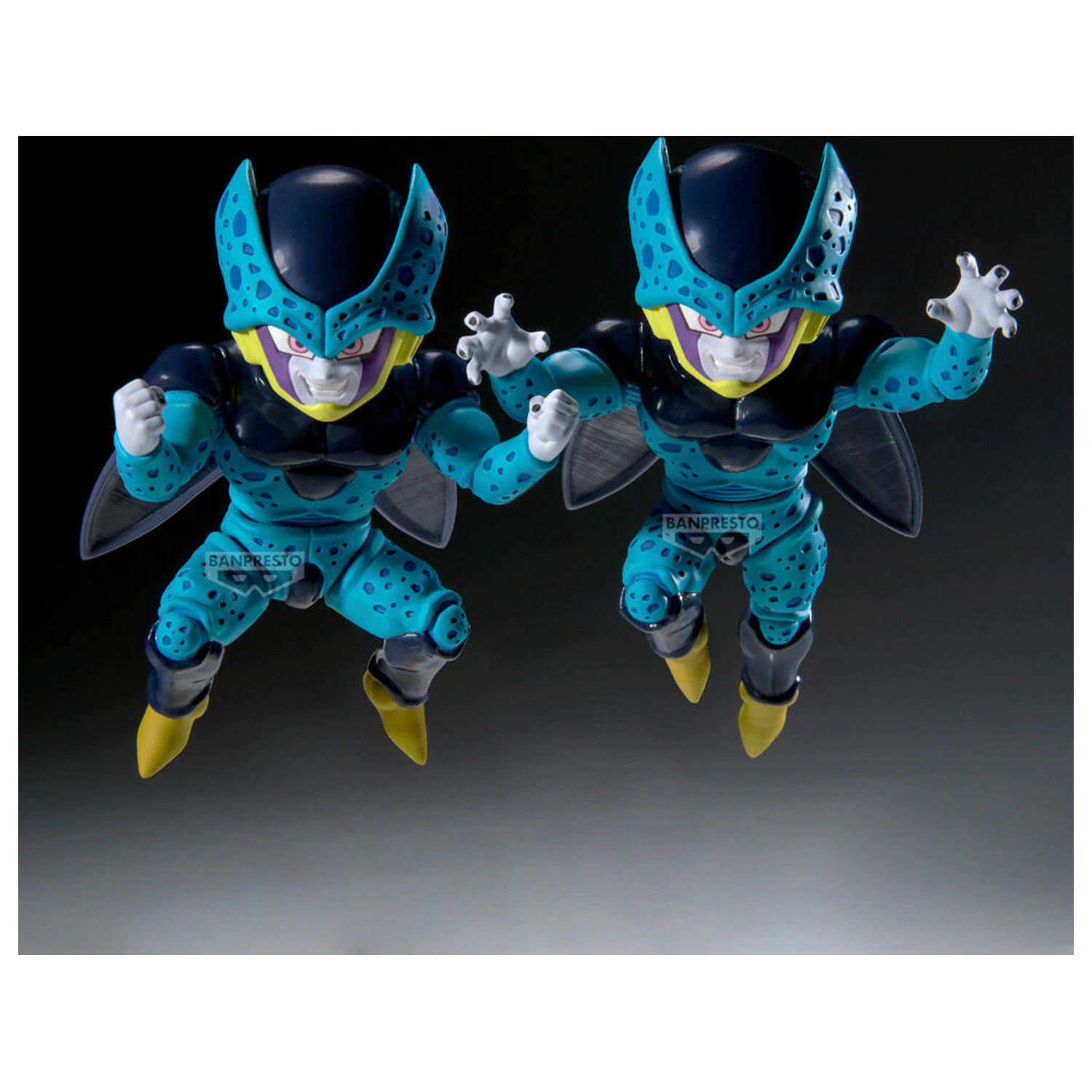 Dragon Ball Z Match Makers Cell Jr VS Super Saiyan 2 Son Gohan Figur 11cm Produktfoto