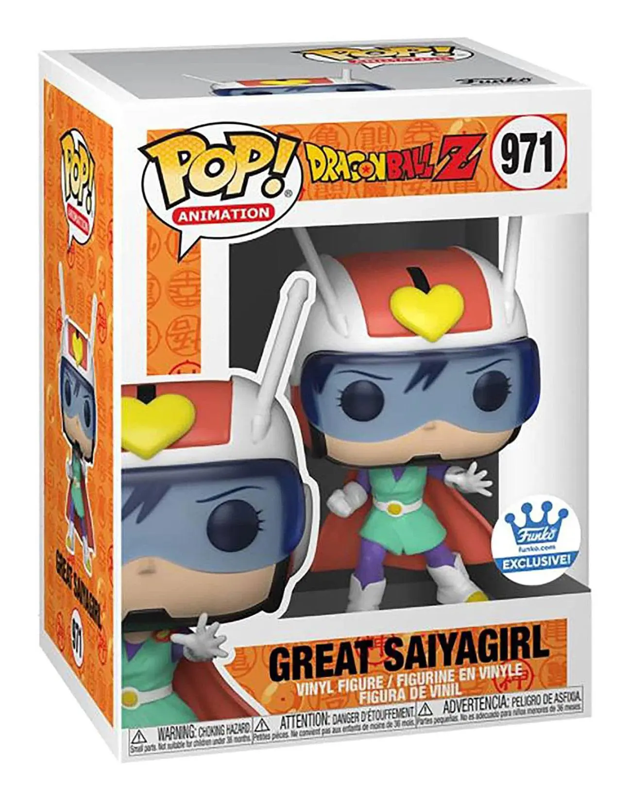 Dragon Ball Z POP! Animation Vinyl Figur Great Saiyagirl Exclusive 9 cm Produktfoto