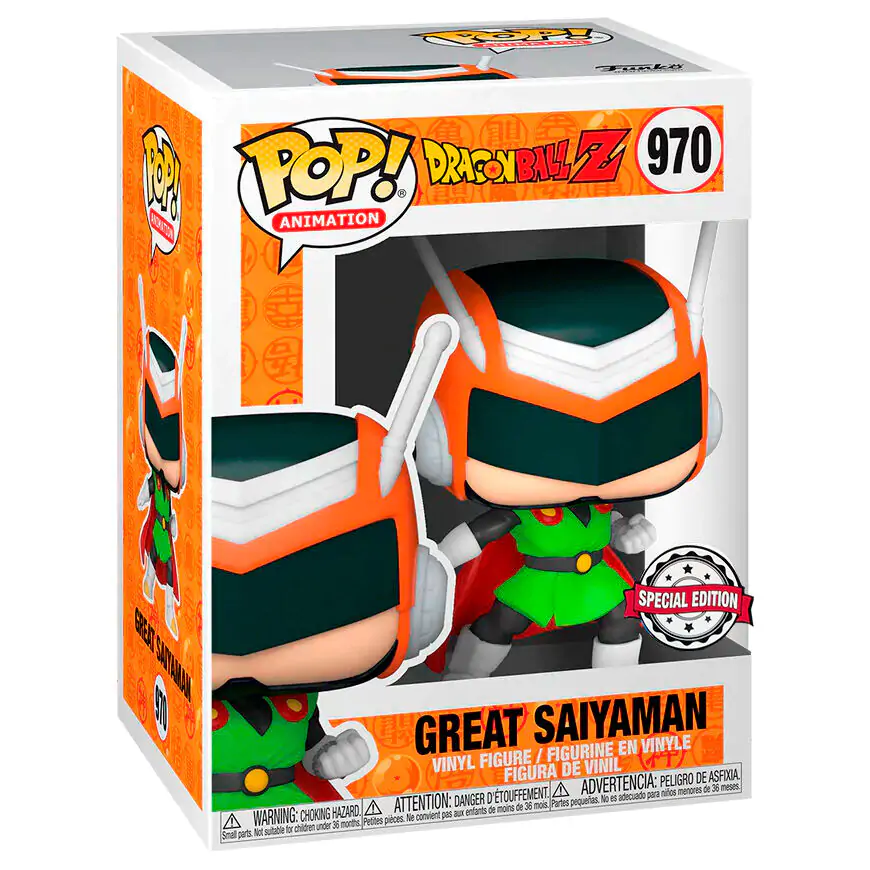 Dragon Ball Z POP! Animation Vinyl Figur Great Saiyaman Exclusive 9 cm termékfotó