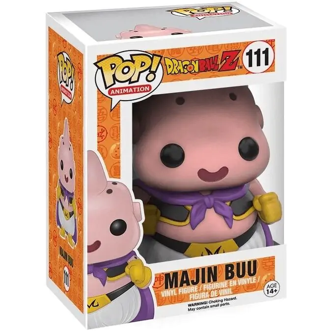 Dragon Ball Z POP! Animation Vinyl Figur Majin Buu 9 cm Produktfoto
