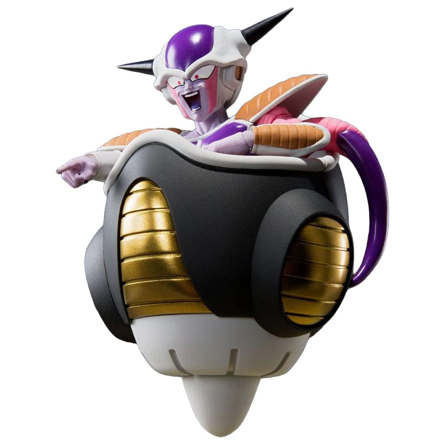 Dragon Ball Z S.H. Figuarts Actionfigur Frieza (First Form) & Frieza Pod Reissue 11 cm Produktfoto