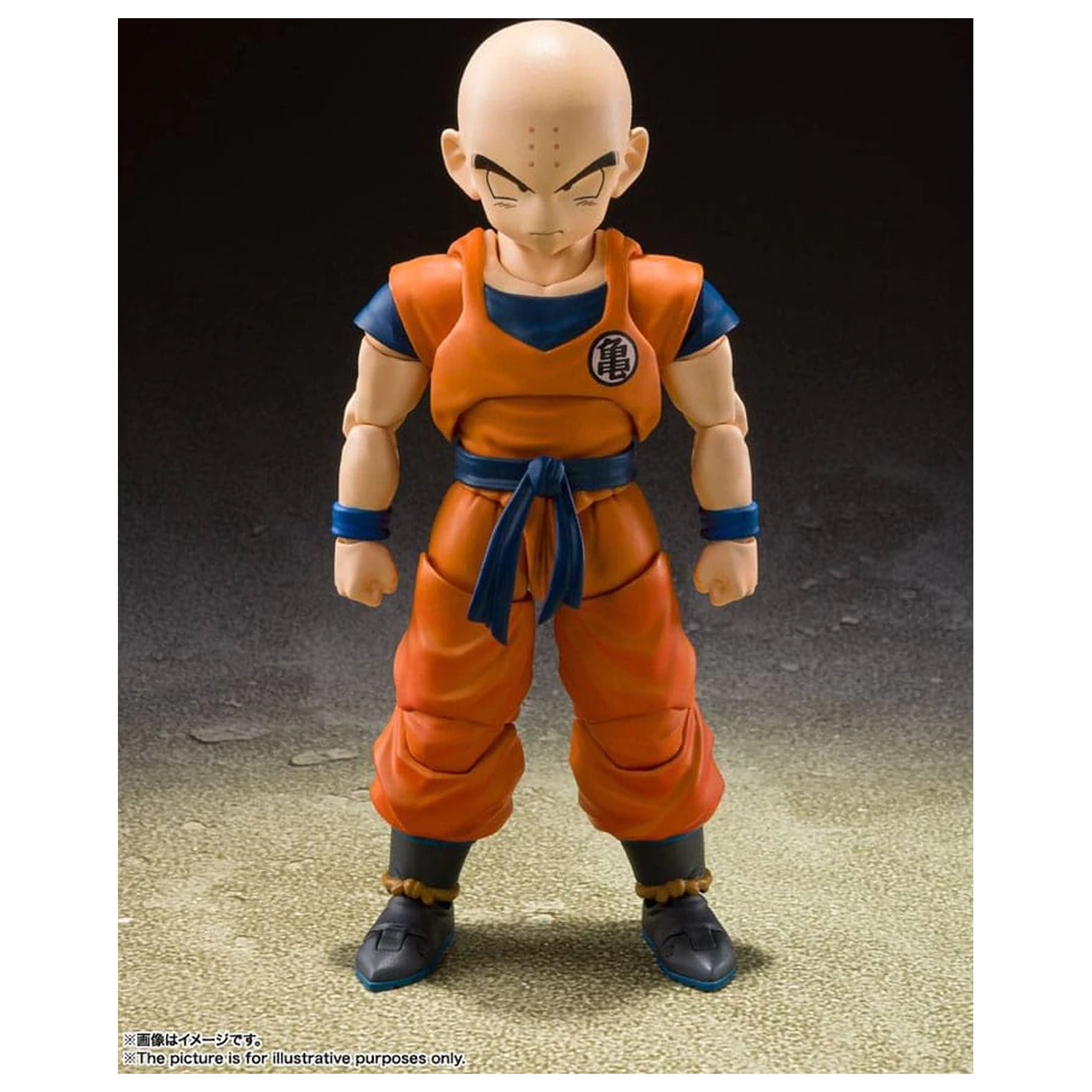 Dragon Ball Z S.H. Figuarts Actionfigur Krillin-Earth's Strongest Man 12 cm Produktfoto
