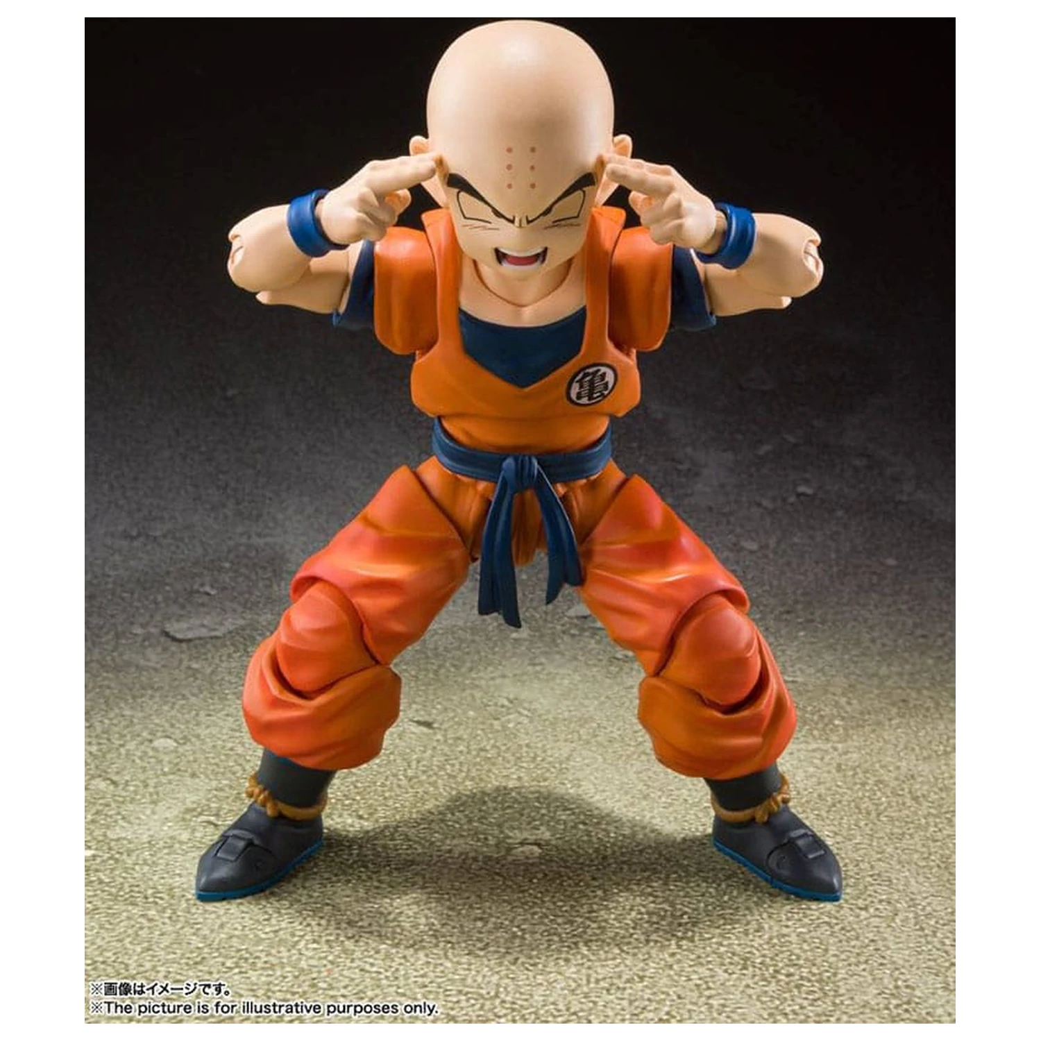 Dragon Ball Z S.H. Figuarts Actionfigur Krillin-Earth's Strongest Man 12 cm Produktfoto