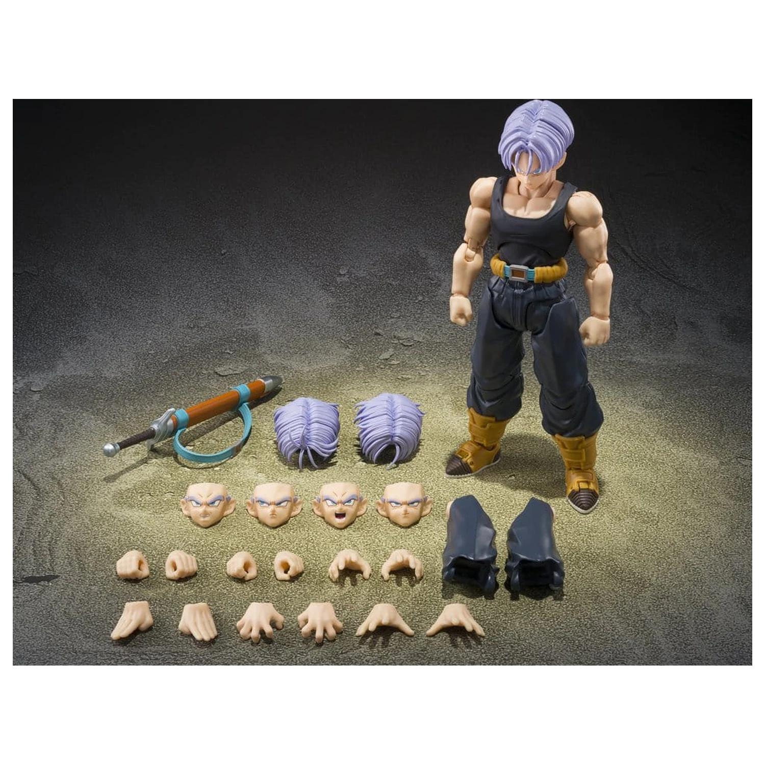Dragon Ball Z S.H.Figuarts Actionfigur Trunks <Z-Fighters> Group Base Ver.B Limited Edition 14 cm Produktfoto