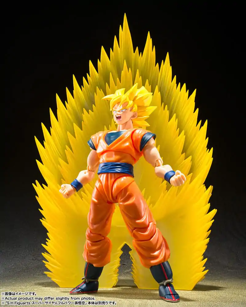 Dragon Ball Z S.H. Figuarts Zubehör-Set Super Saiyan Son Goku's Effekt Parts Set Teleport Kamehameha termékfotó