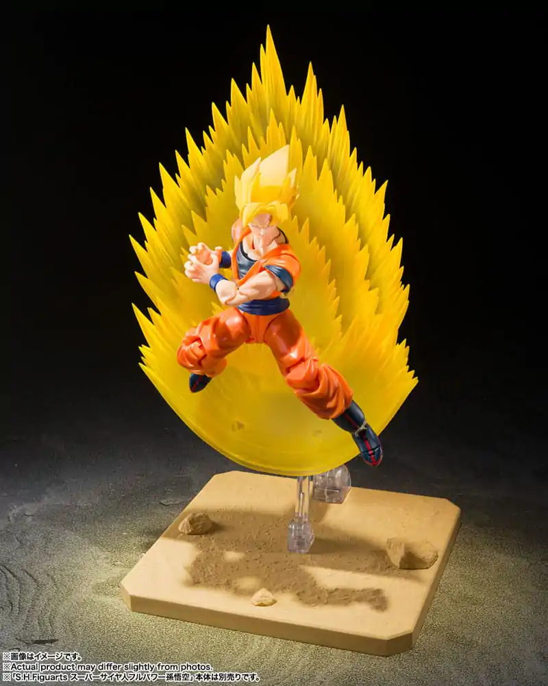 Dragon Ball Z S.H. Figuarts Zubehör-Set Super Saiyan Son Goku's Effekt Parts Set Teleport Kamehameha termékfotó