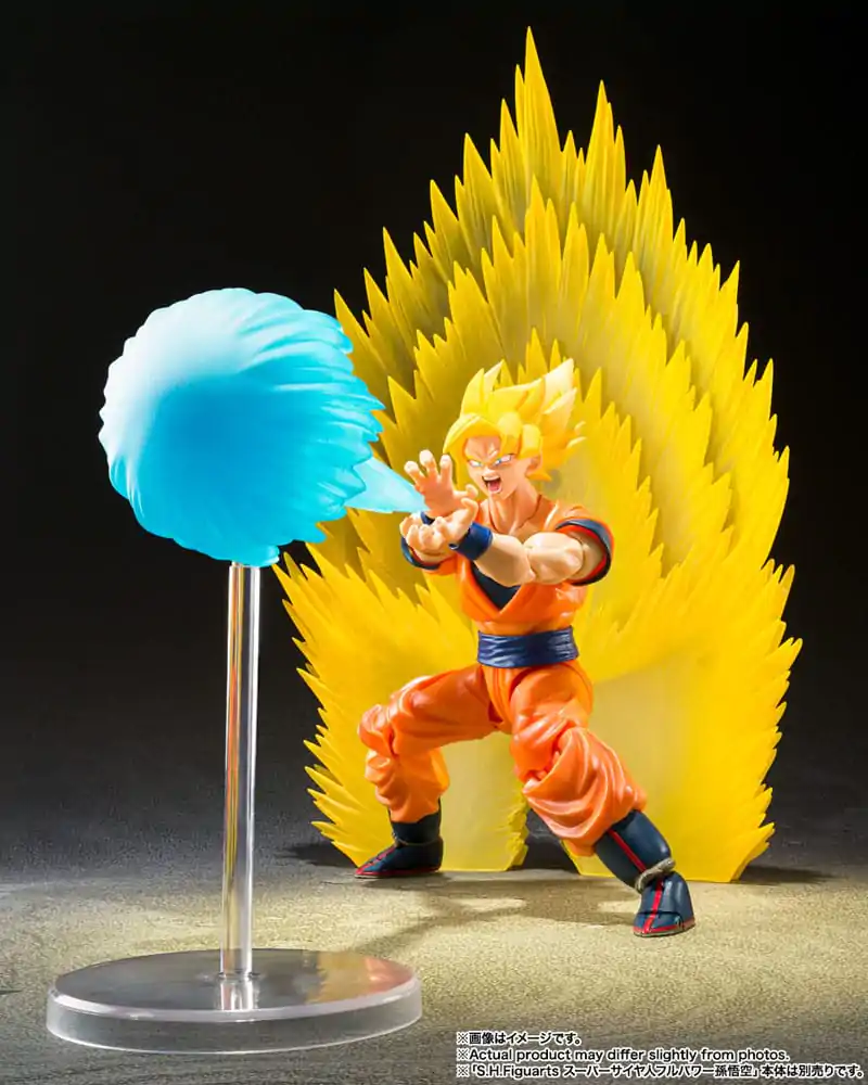 Dragon Ball Z S.H. Figuarts Zubehör-Set Super Saiyan Son Goku's Effekt Parts Set Teleport Kamehameha termékfotó