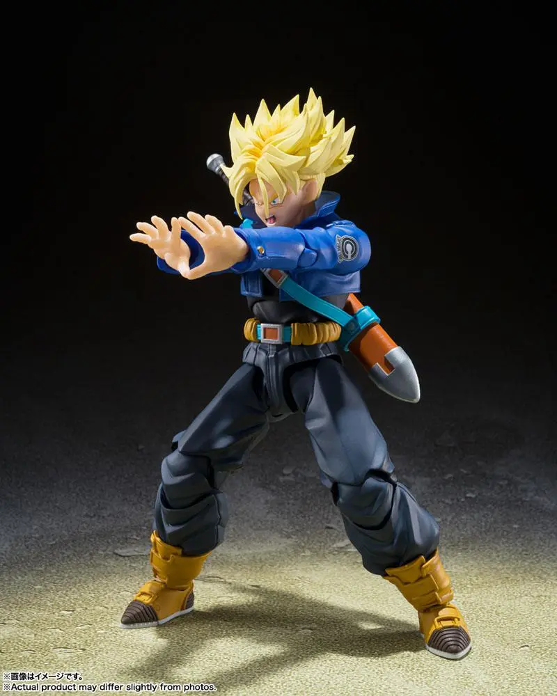 Dragon Ball Z S.H. Figuarts Actionfigur Super Saiyan Trunks (The Boy From The Future) 14 cm Produktfoto