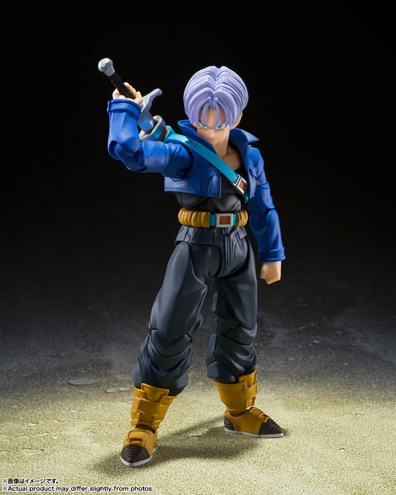 Dragon Ball Z S.H. Figuarts Actionfigur Super Saiyan Trunks (The Boy From The Future) 14 cm Produktfoto