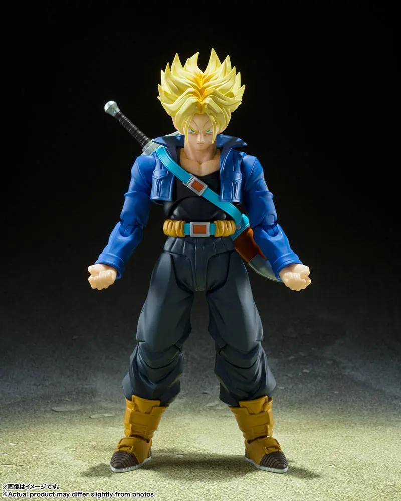 Dragon Ball Z S.H. Figuarts Actionfigur Super Saiyan Trunks (The Boy From The Future) 14 cm Produktfoto