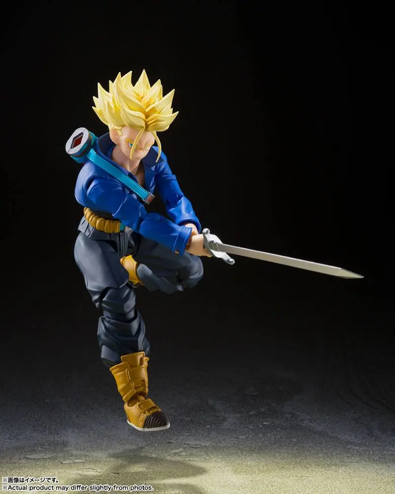 Dragon Ball Z S.H. Figuarts Actionfigur Super Saiyan Trunks (The Boy From The Future) 14 cm Produktfoto
