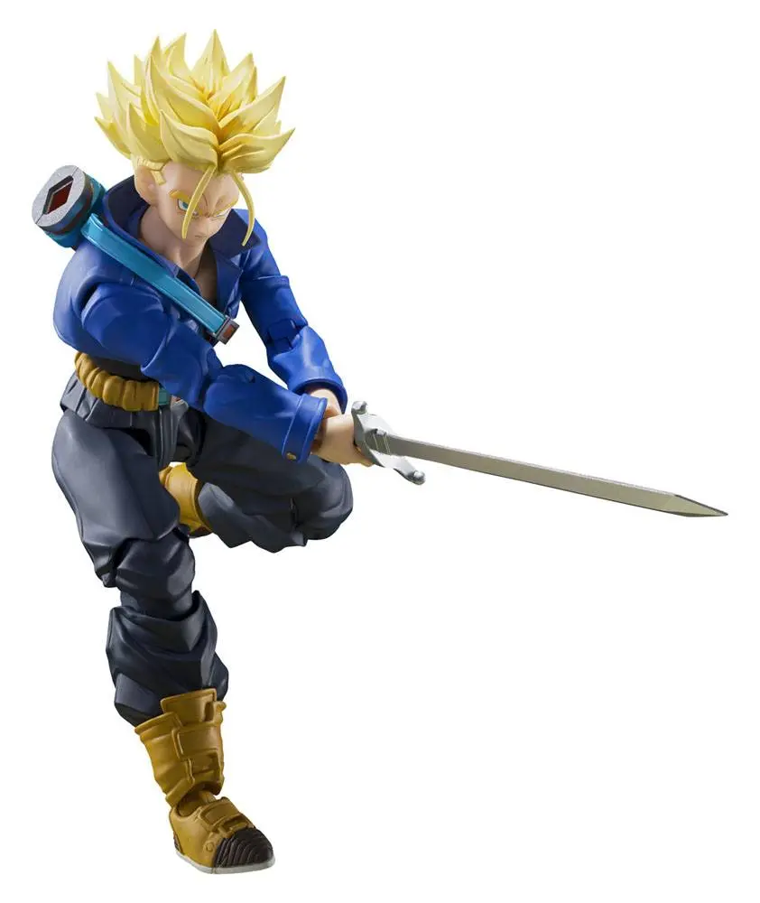 Dragon Ball Z S.H. Figuarts Actionfigur Super Saiyan Trunks (The Boy From The Future) 14 cm Produktfoto