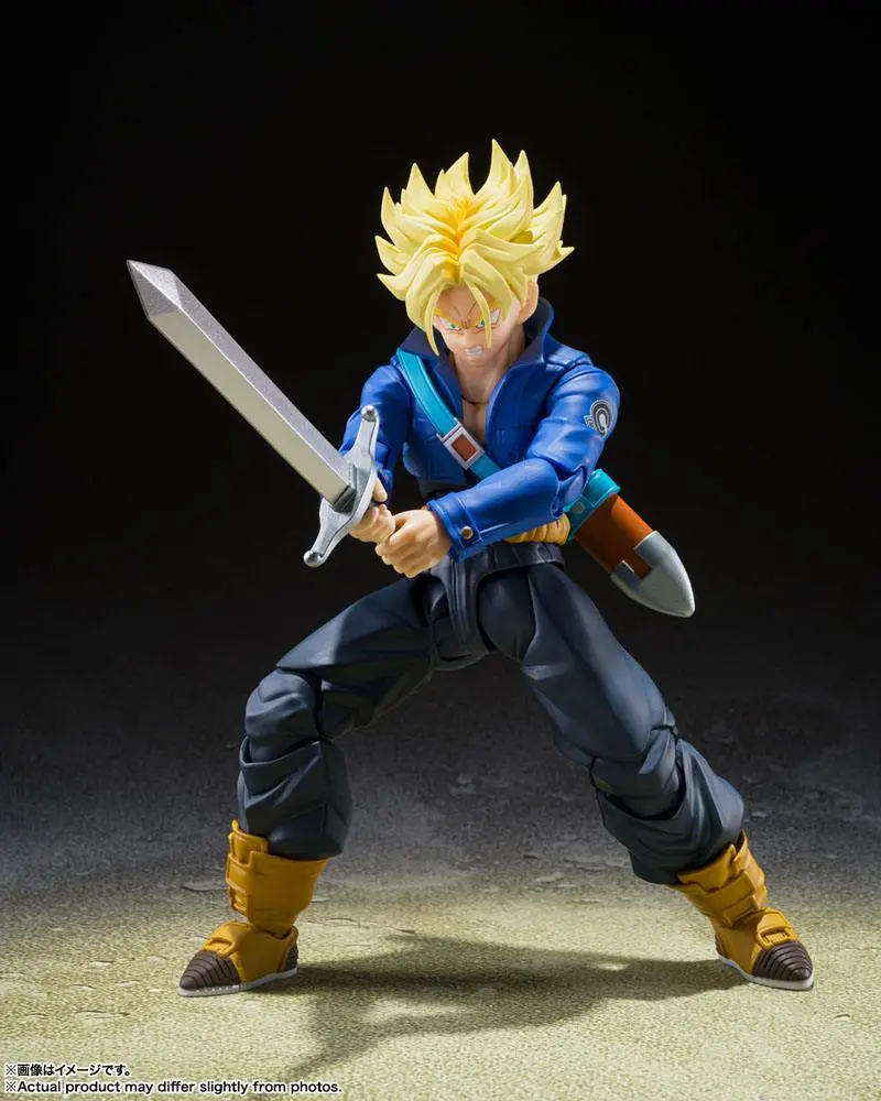 Dragon Ball Z S.H. Figuarts Actionfigur Super Saiyan Trunks (The Boy From The Future) 14 cm Produktfoto