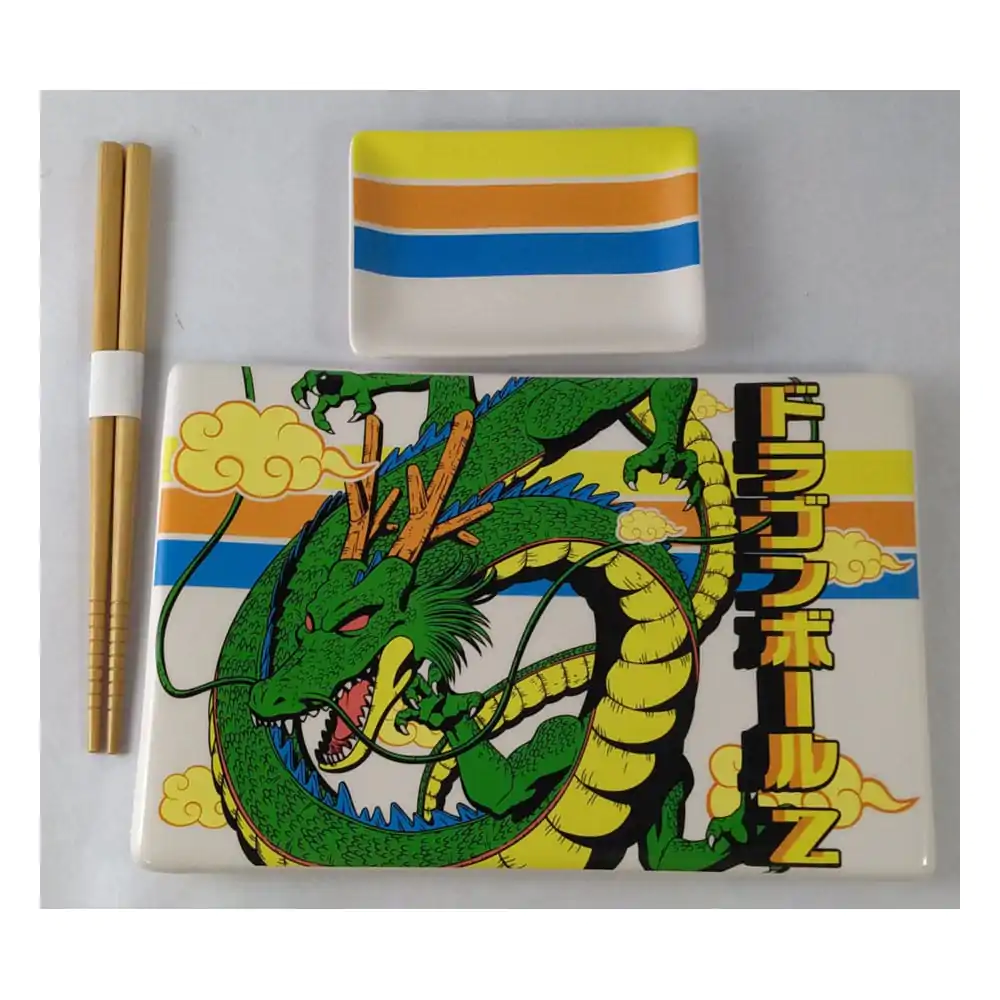 Dragon Ball Z Keramik Sushi Set mit Essstäbchen Shenron Produktfoto