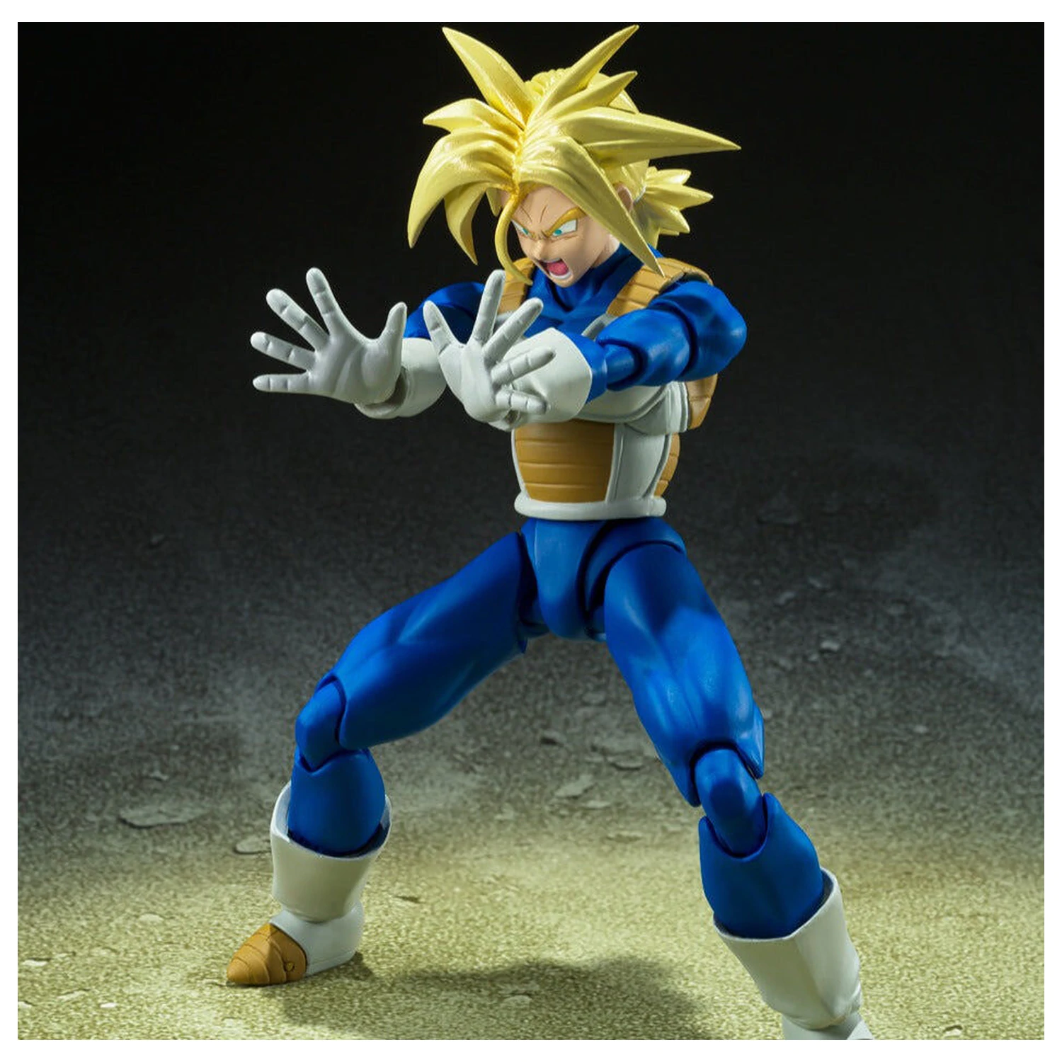Dragon Ball Z Super Saiyan Trunks Infinite Latent Super Power S.H. Figuarts Figur 14cm Produktfoto