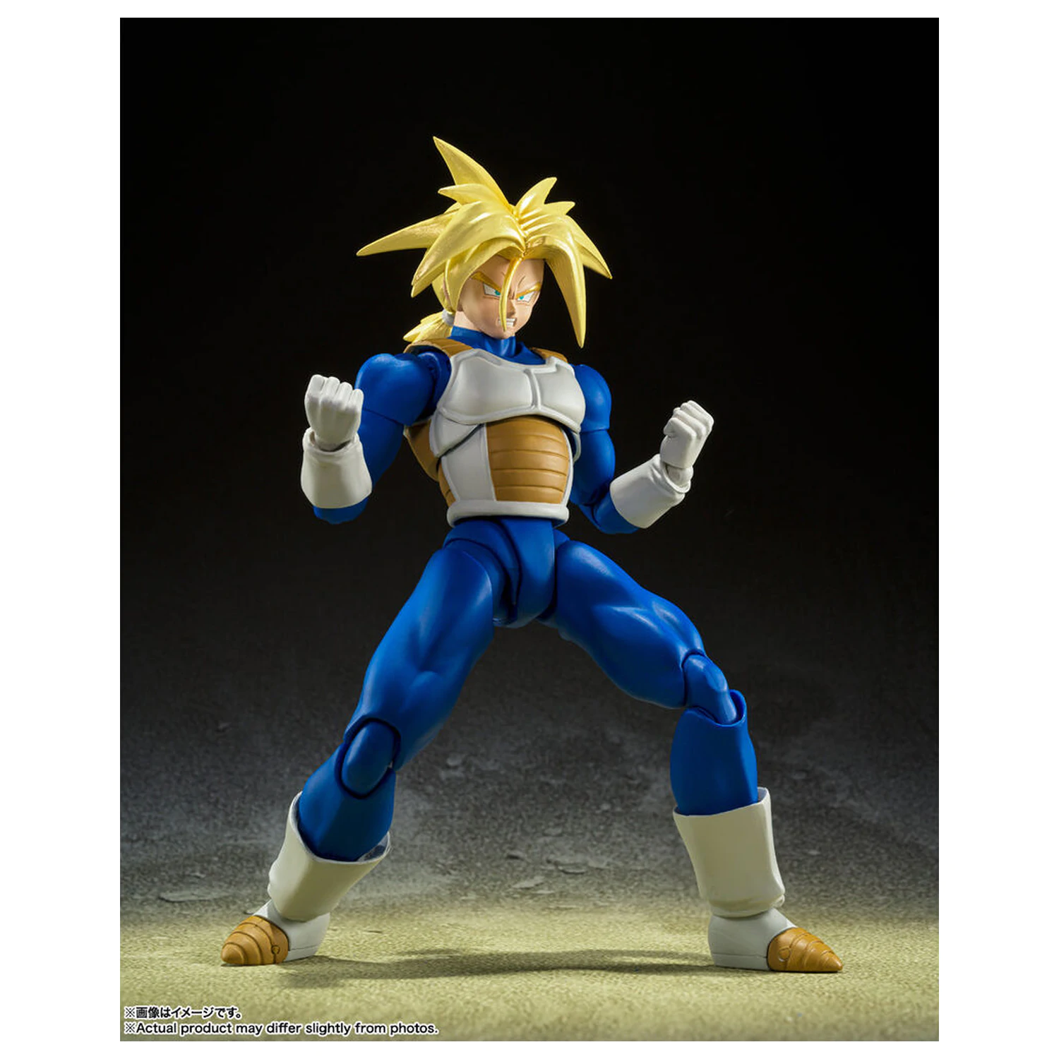 Dragon Ball Z Super Saiyan Trunks Infinite Latent Super Power S.H. Figuarts Figur 14cm Produktfoto