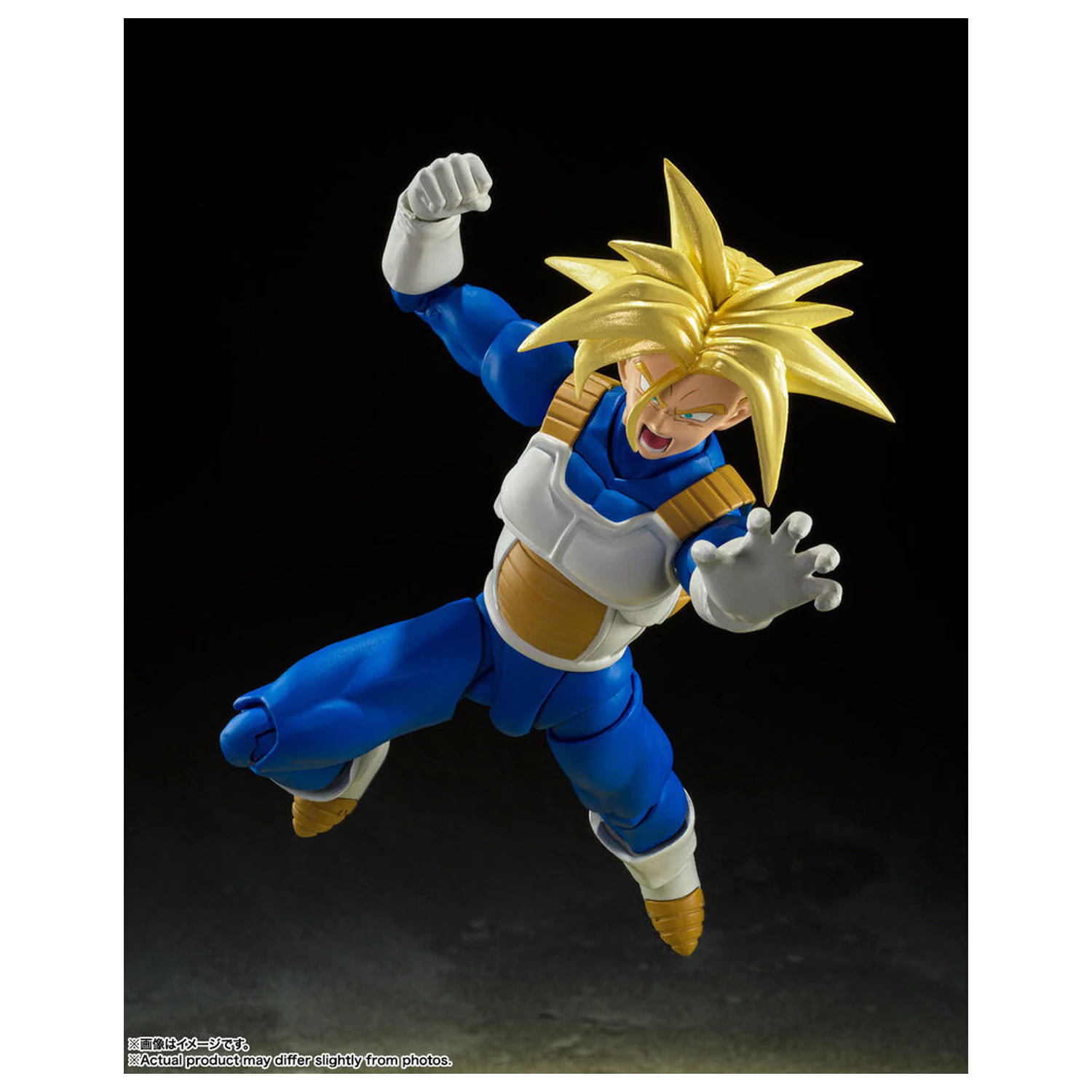 Dragon Ball Z Super Saiyan Trunks Infinite Latent Super Power S.H. Figuarts Figur 14cm Produktfoto