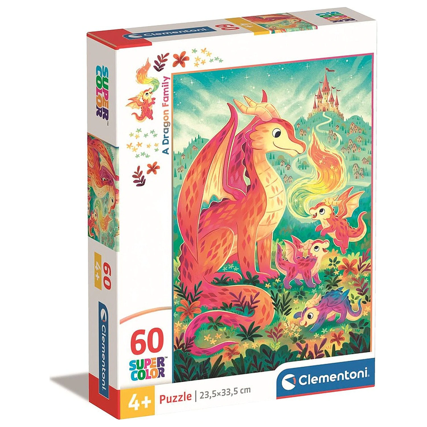 Dragon Family 60 Teile Puzzle Clementoni Produktfoto