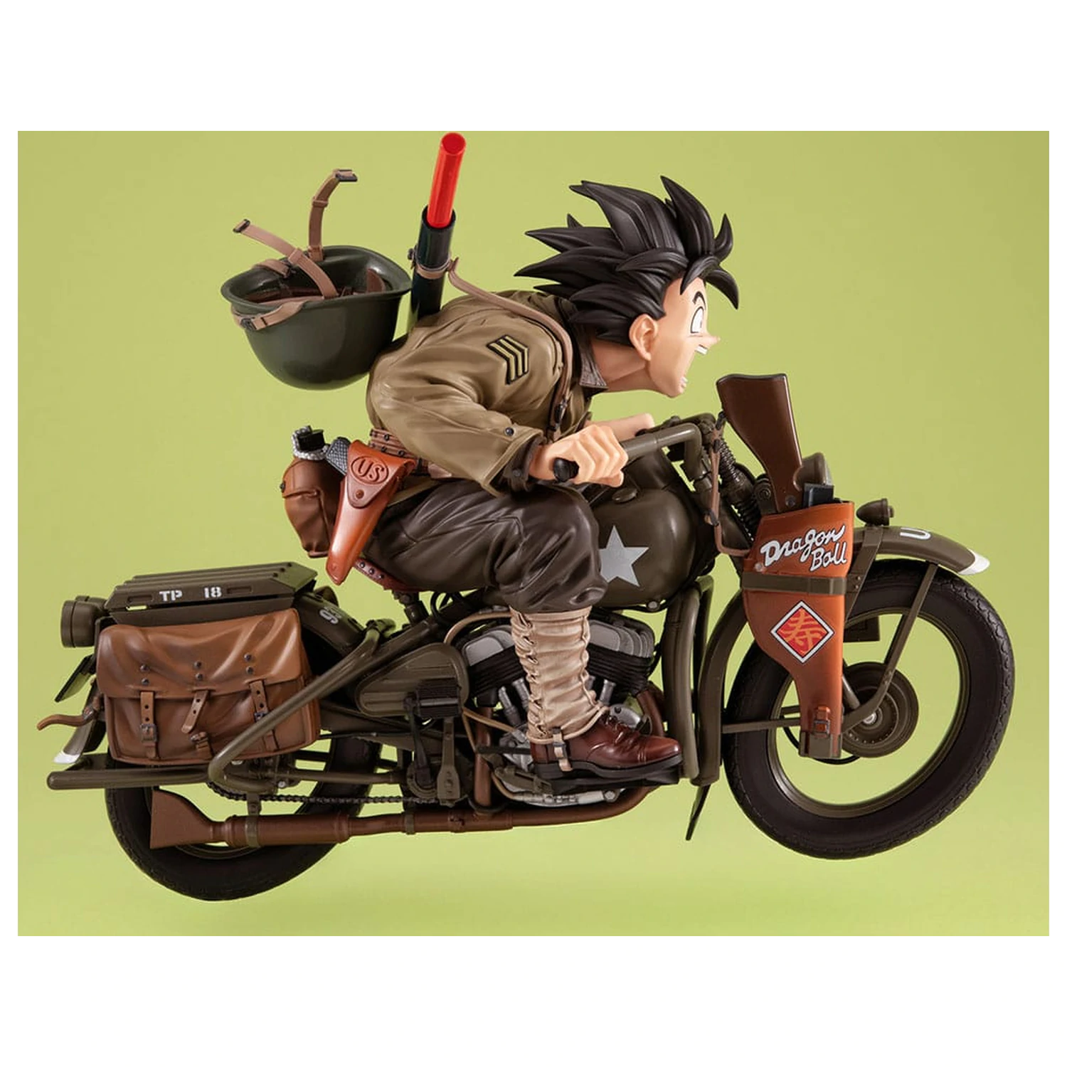 Dragonball Z 05 Desktop Real McCoy PVC Diorama Son Goku & Bike 18 cm Produktfoto
