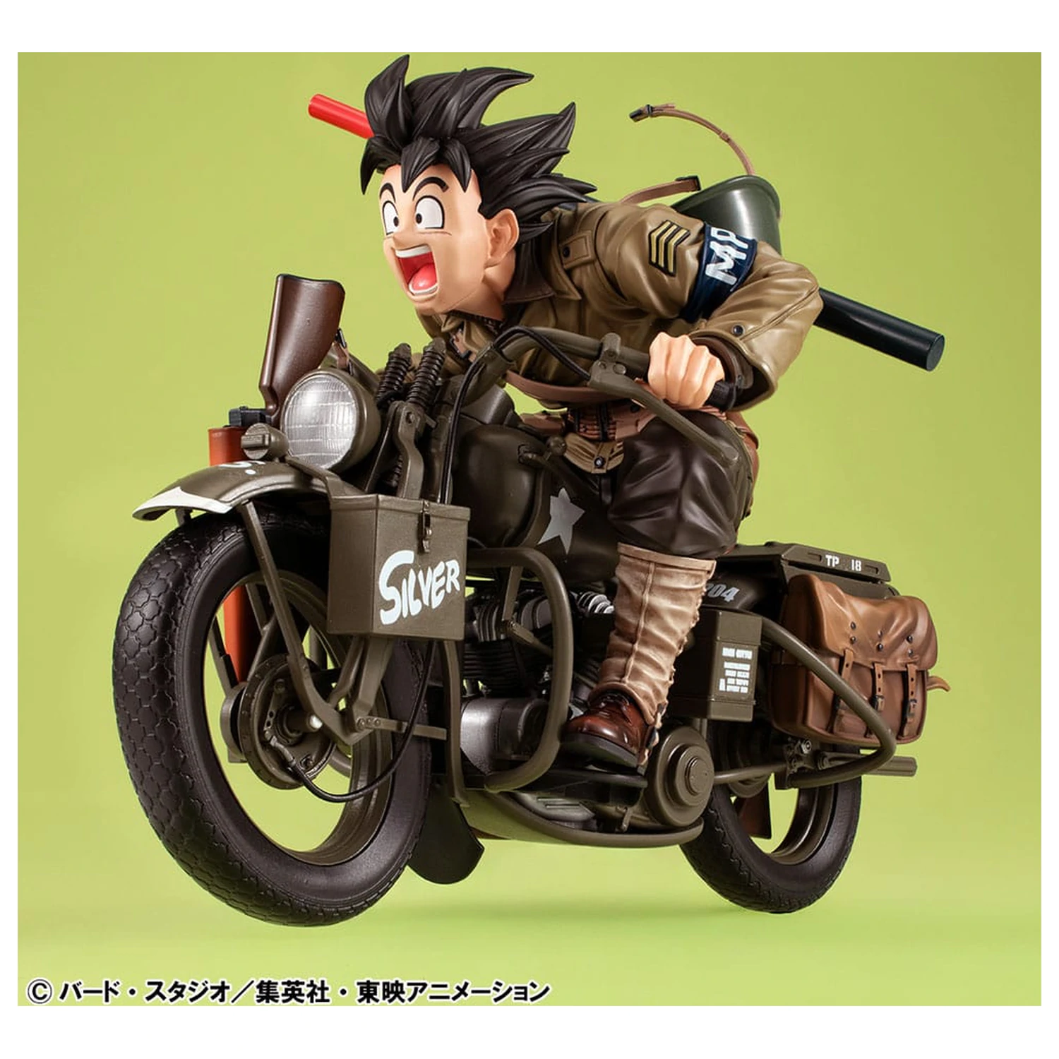 Dragonball Z 05 Desktop Real McCoy PVC Diorama Son Goku & Bike 18 cm Produktfoto