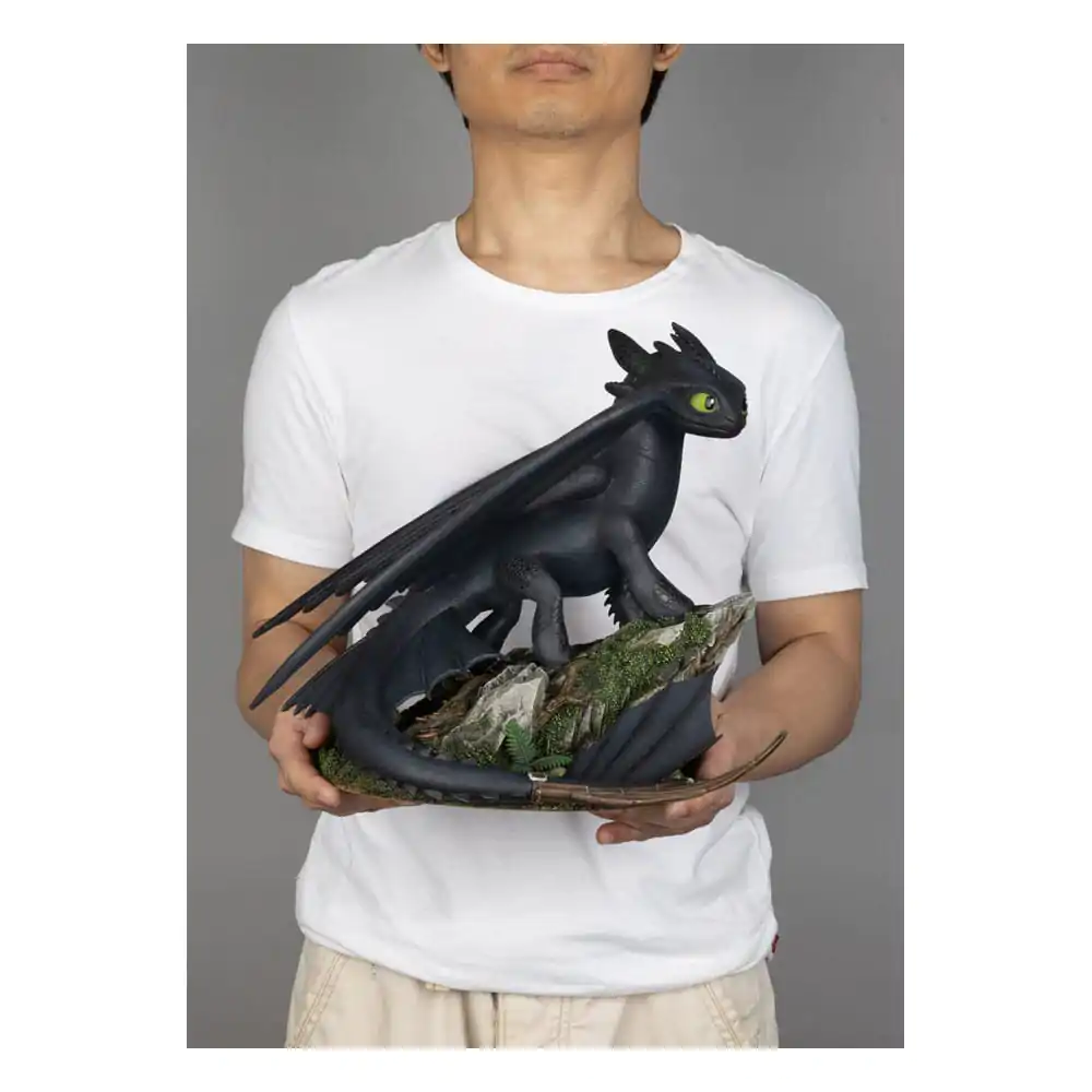 Dragons Master Craft Statue Standing Toothless 31 cm Produktfoto