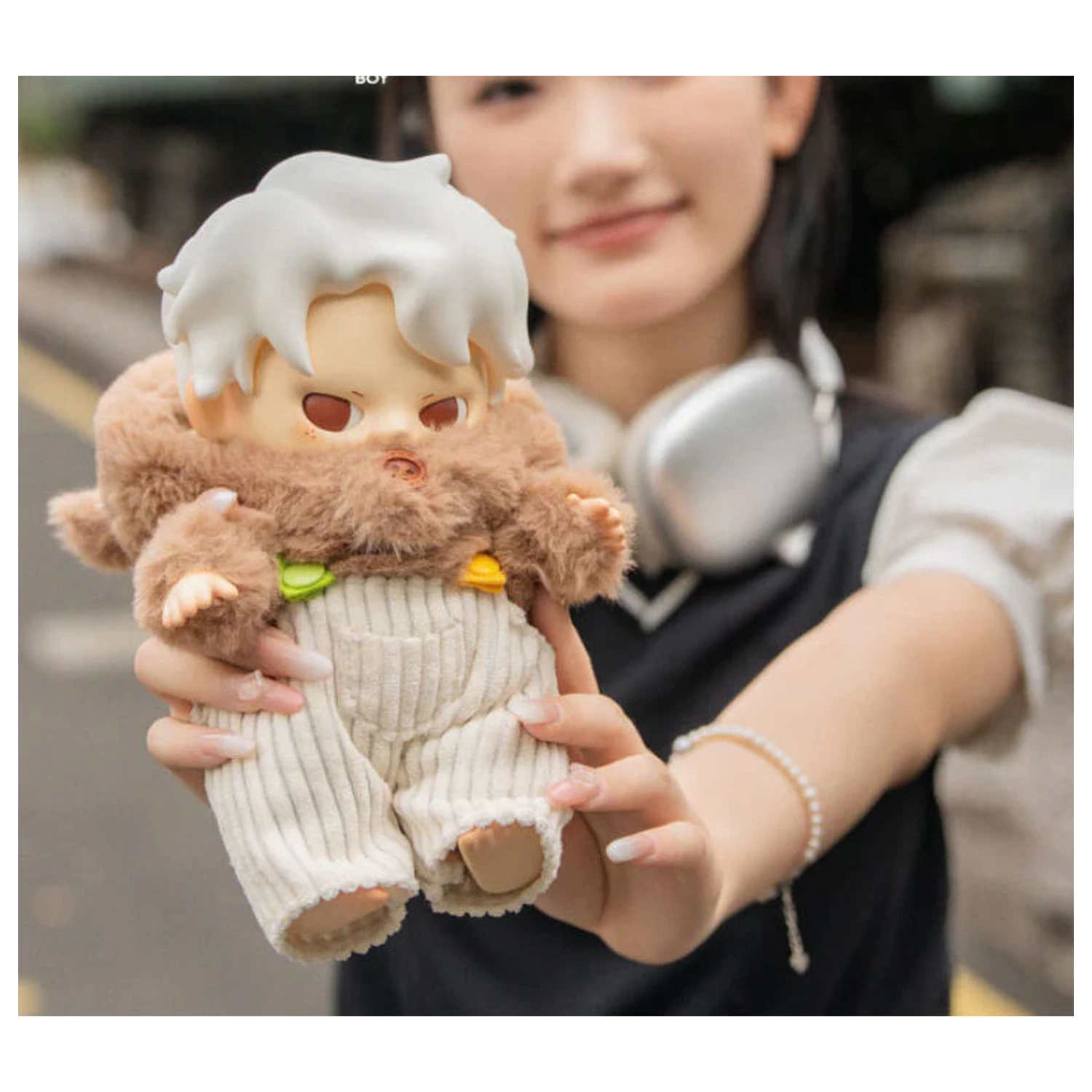 Dream Boy Frühlingsausflug Bär Puppe 25 cm Produktfoto