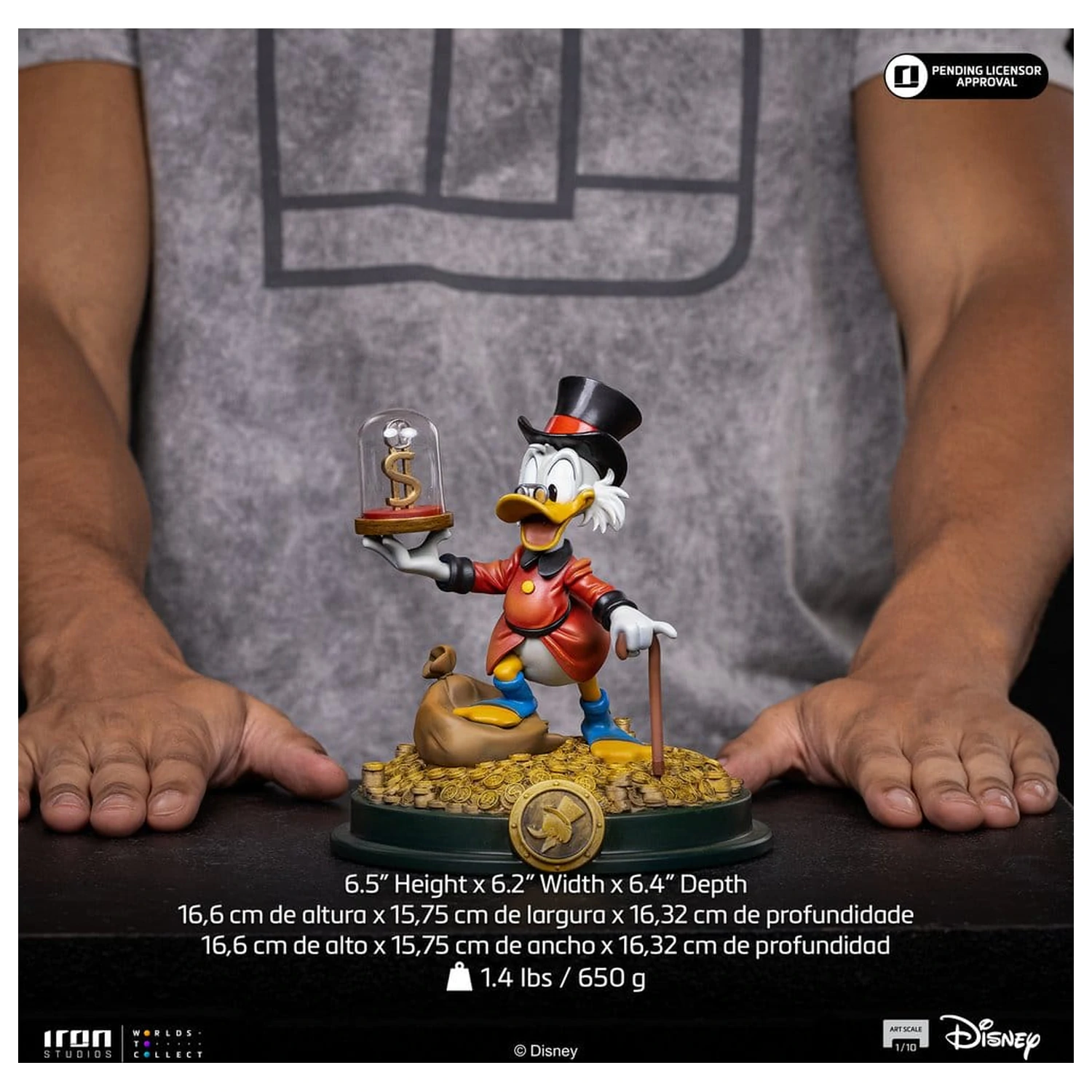 Duck Tales Art Scale Statue 1/10 Uncle Scrooge McDuck 17 cm Produktfoto