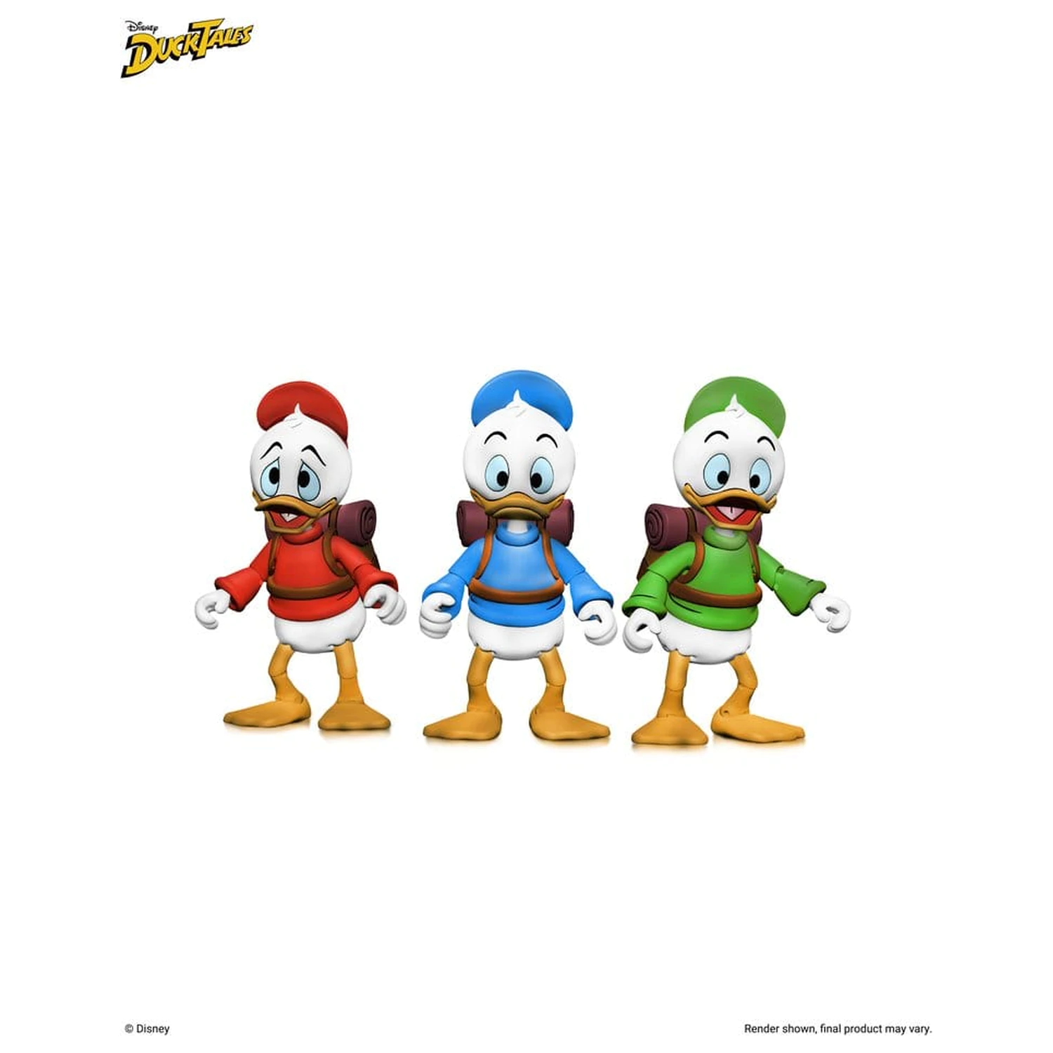 DuckTales Ultimate Actionfiguren 3er-Pack Huey, Dewey, and Louie 18 cm Produktfoto