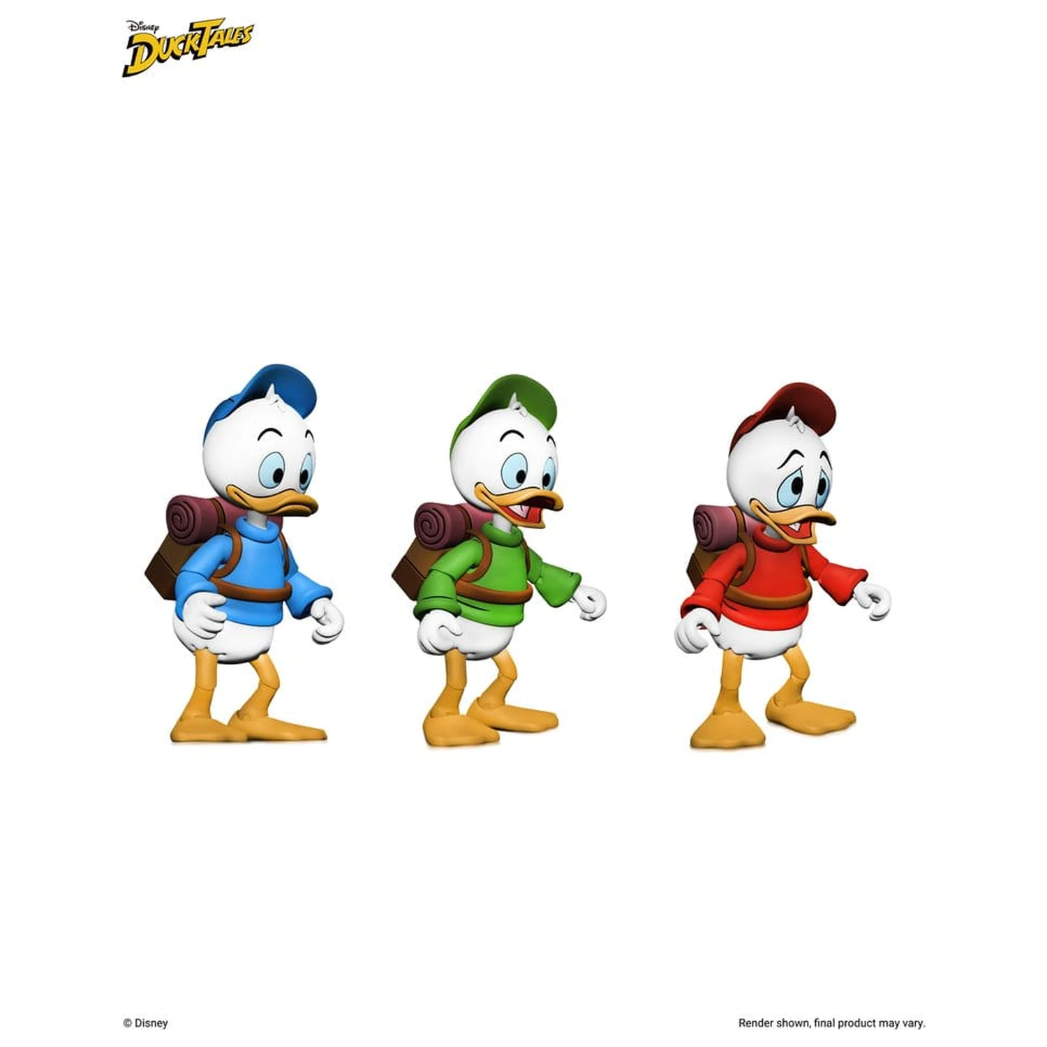DuckTales Ultimate Actionfiguren 3er-Pack Huey, Dewey, and Louie 18 cm Produktfoto