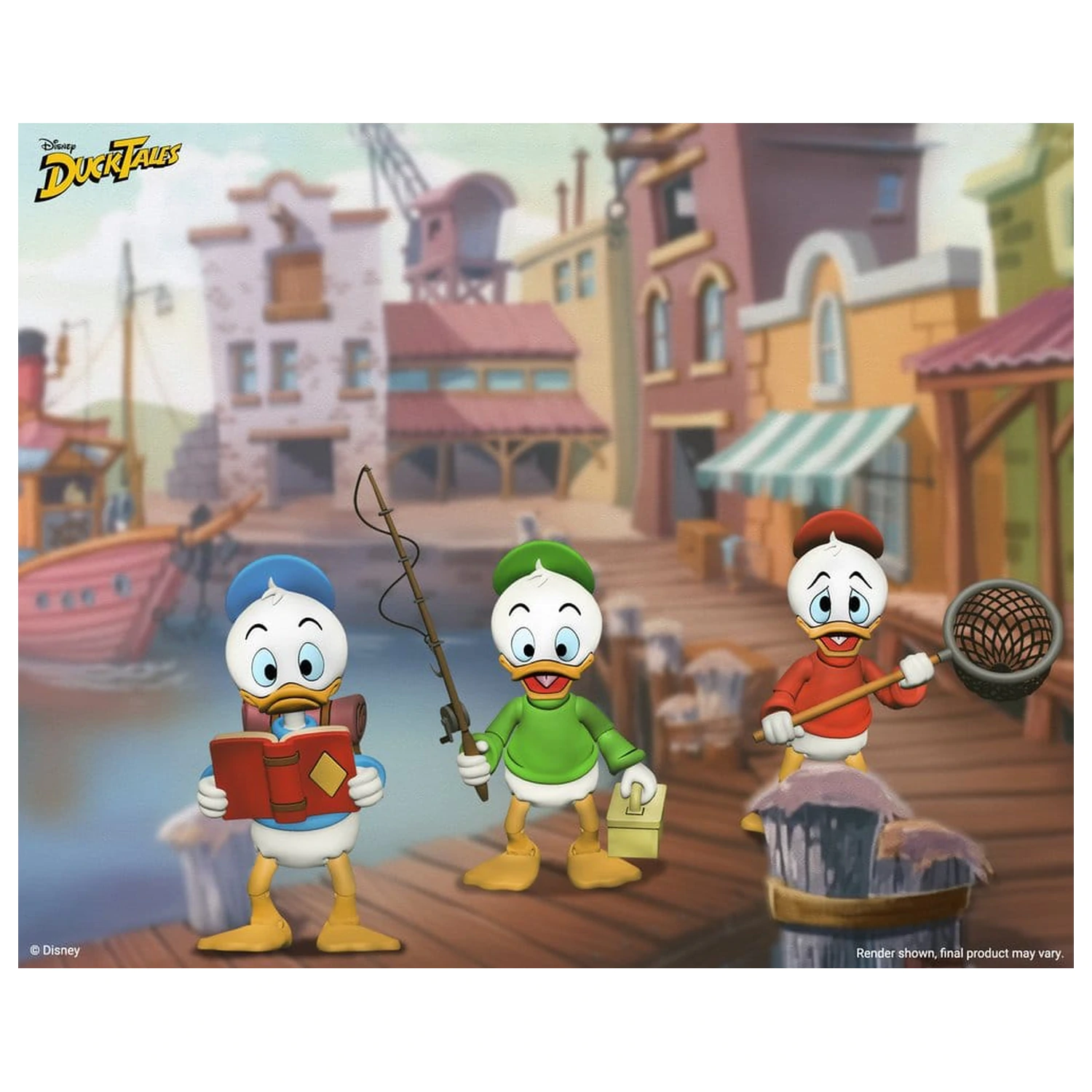 DuckTales Ultimate Actionfiguren 3er-Pack Huey, Dewey, and Louie 18 cm Produktfoto