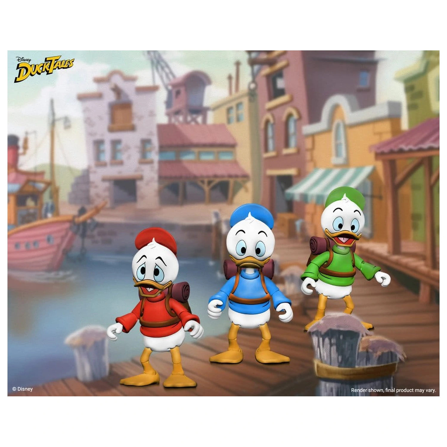 DuckTales Ultimate Actionfiguren 3er-Pack Huey, Dewey, and Louie 18 cm Produktfoto