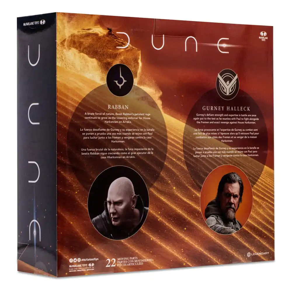 Dune: Teil 2 Actionfiguren 2er-Pack Gurney Halleck & Rabban 18 cm termékfotó