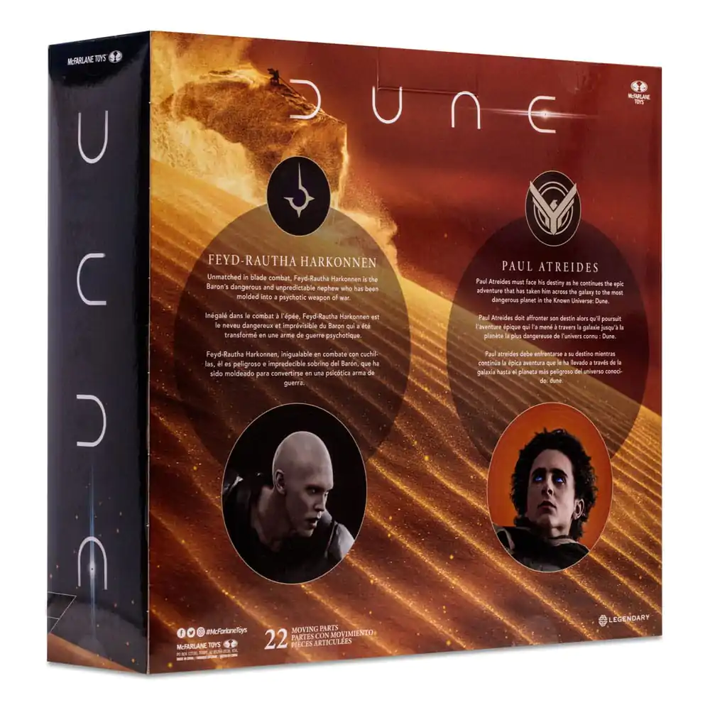 Dune: Teil 2 Actionfiguren 2er-Pack Paul Atreides & Feyd-Rautha Harkonnen 18 cm termékfotó