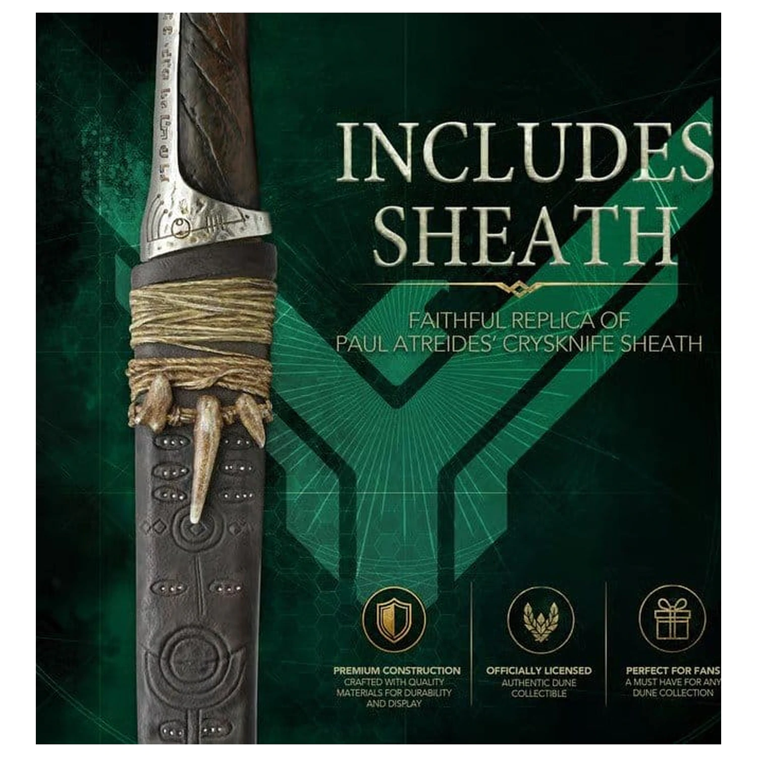 Dune Replika 1/1 Paul Atreides Crysknife (Dune Part II) 49 cm Produktfoto