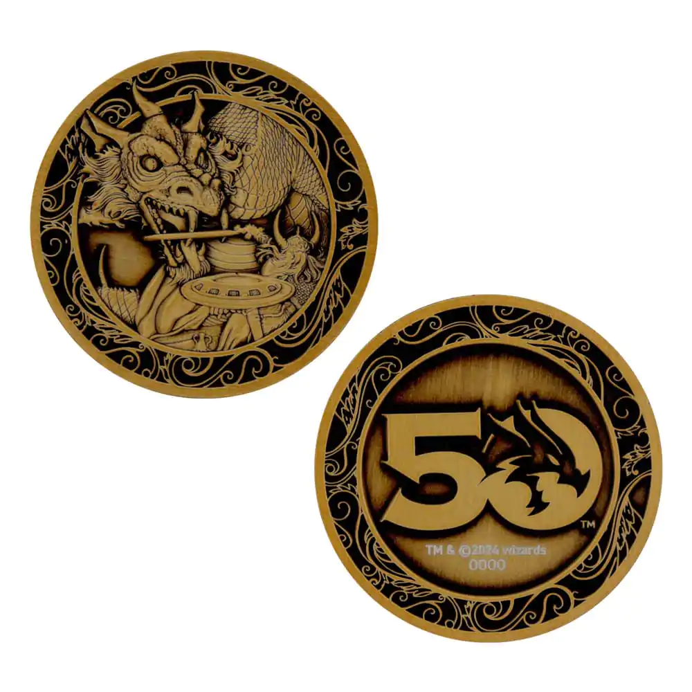 Dungeons & Dragons Sammelmünze 50th Anniversary Antique Gold Edition 4 cm termékfotó